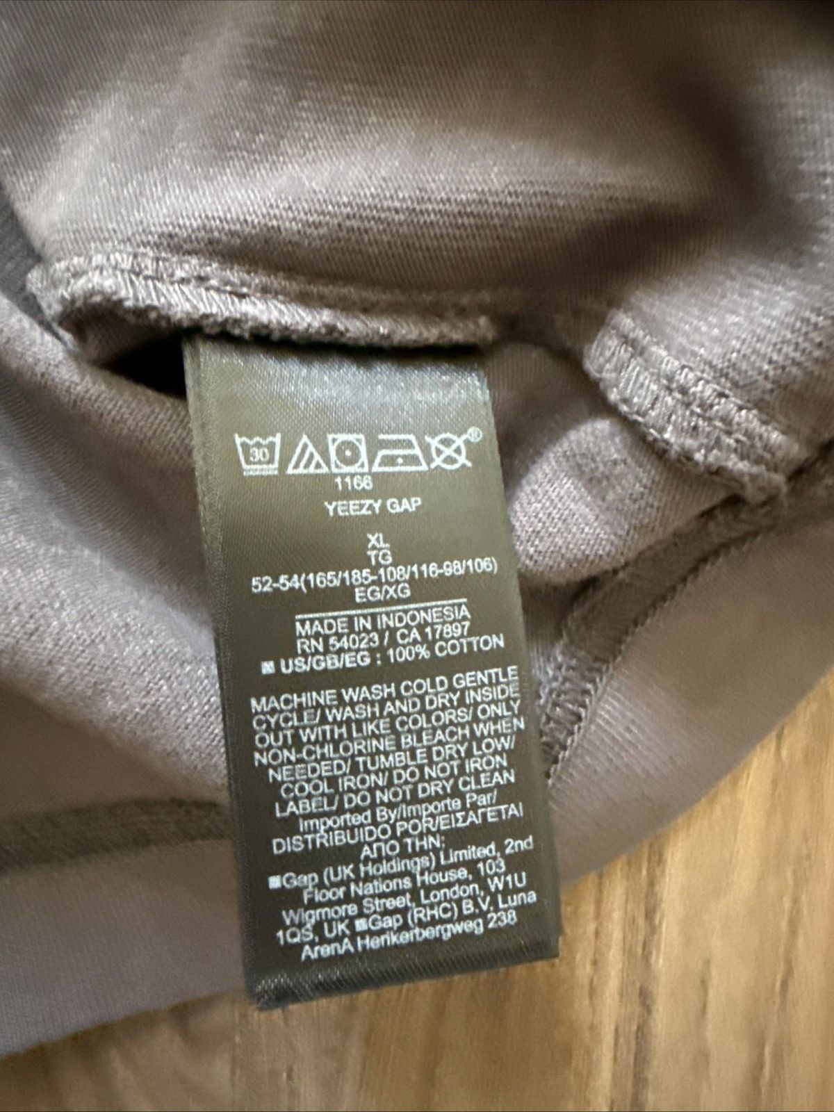 Balenciaga × Gap × Yeezy Yeezy Gap 09 Loose Tank Top Dark Gray Men’s Size XL Size US XL / EU 56 / 4 - 4 Thumbnail