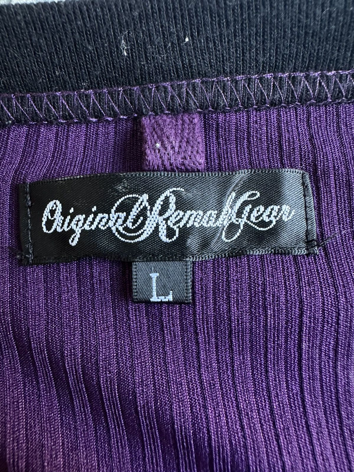 Hysteric Glamour SEDITIONARIES POEM PUNK STYLE DOUBLE COLLAR TSHIRT PURPLE Size US L / EU 52-54 / 3 - 5 Thumbnail