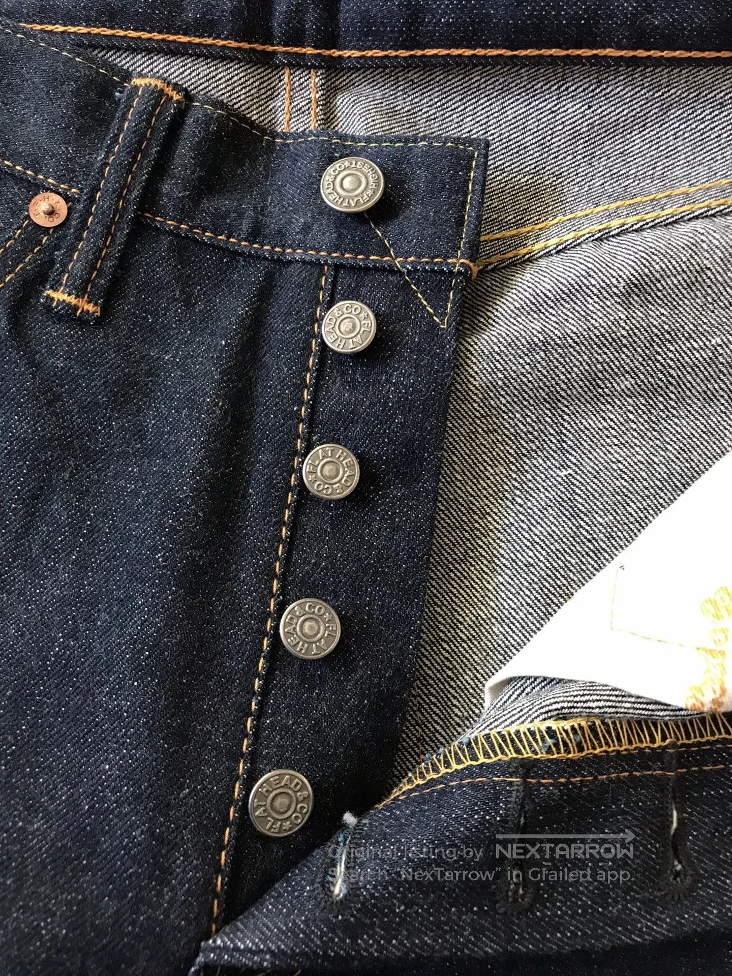 Visvim The Flat Head 3005AI Natural Dye Jeans. Size US 31 - 6 Thumbnail