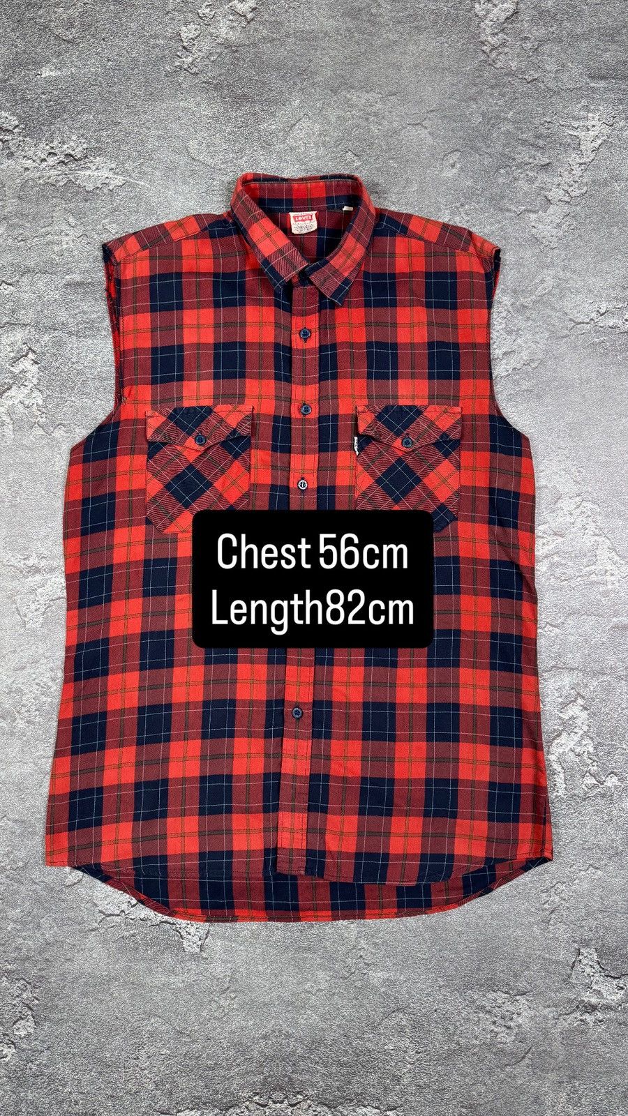 Levi's VTG Levi's 2000s Cowboy Plaid Tank Top Shirt Size XL Y2K Size US XL / EU 56 / 4 - 3 Thumbnail