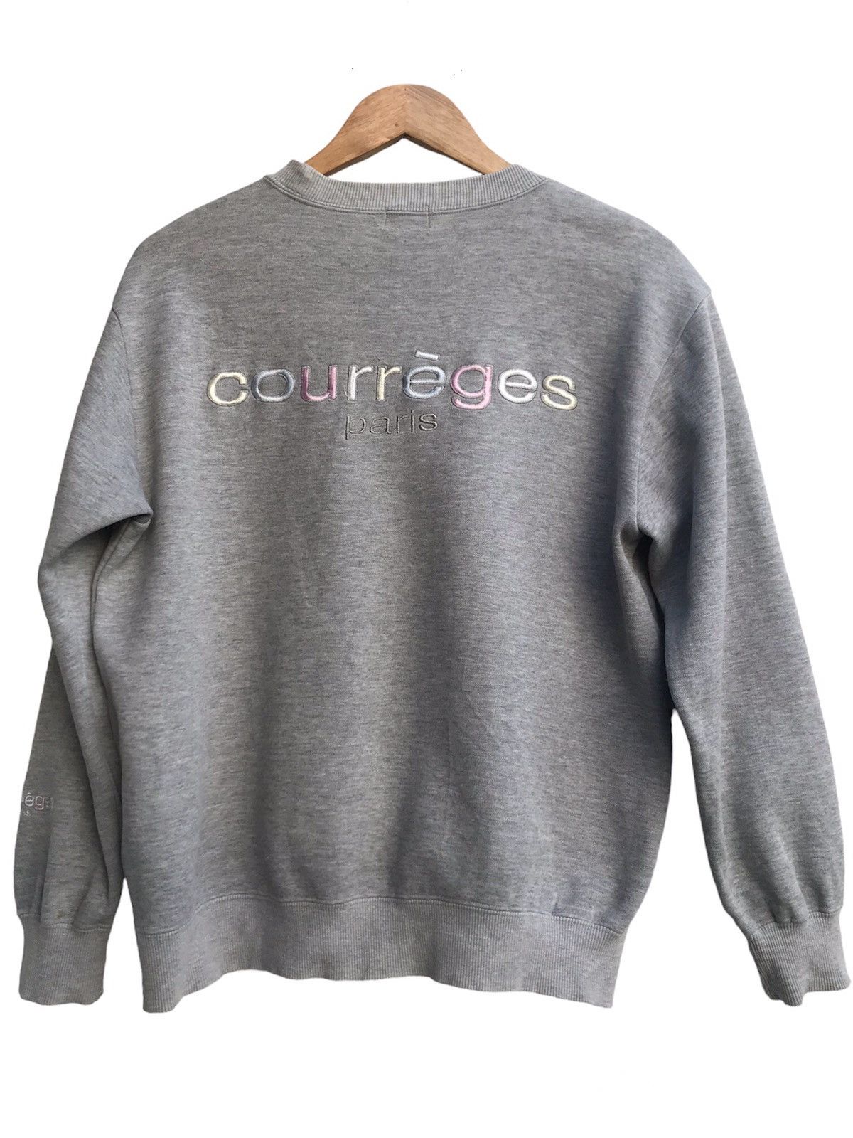 Andre Courreges × Courreges × Vintage Vintage Courreges Paris Sweatshirt Size L / US 10 / IT 46 - 2 Thumbnail