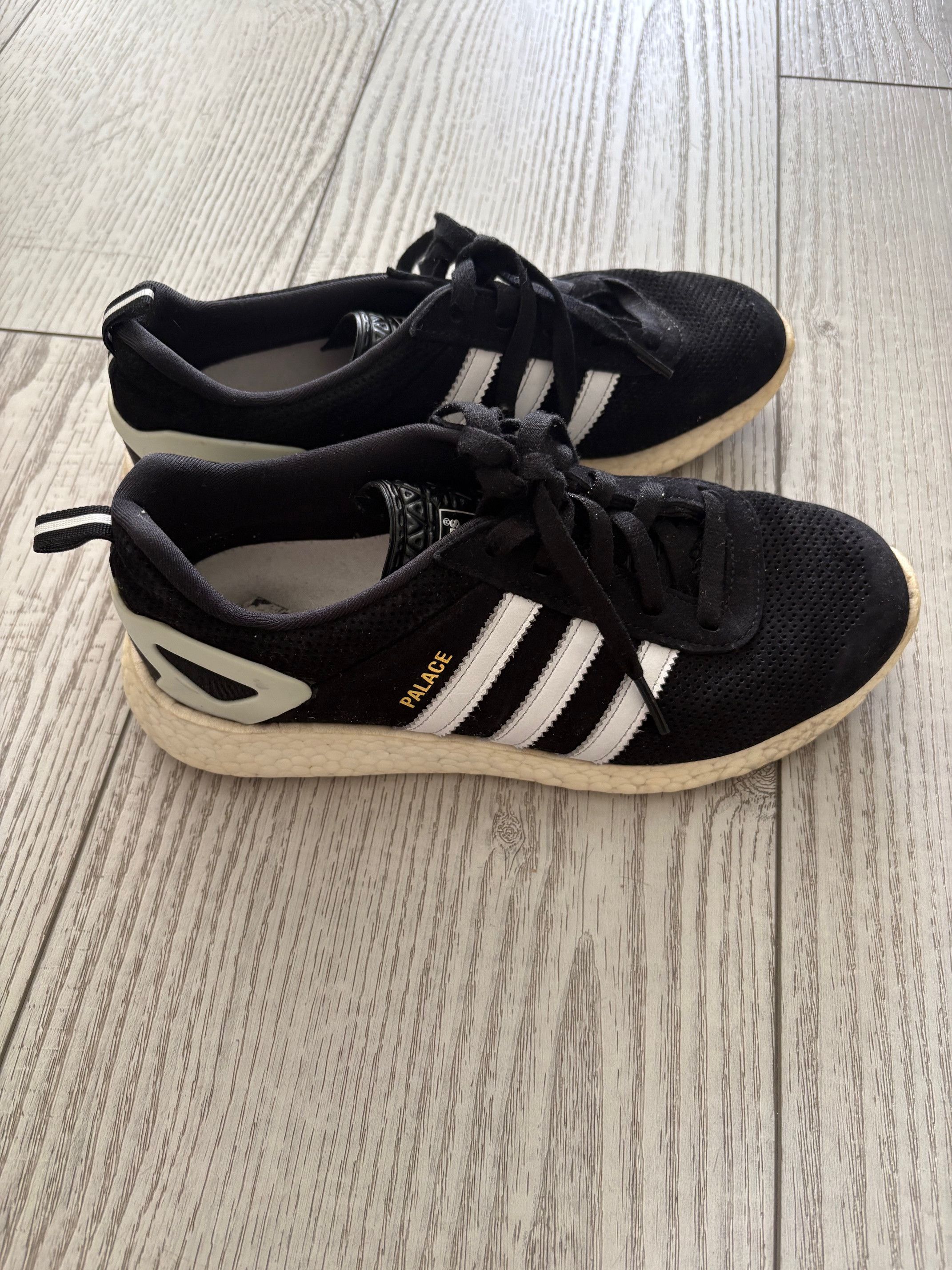 Adidas adidas Palace Pro Boost Core Black White Gold Size US 5.5 / EU 38 - 3 Thumbnail