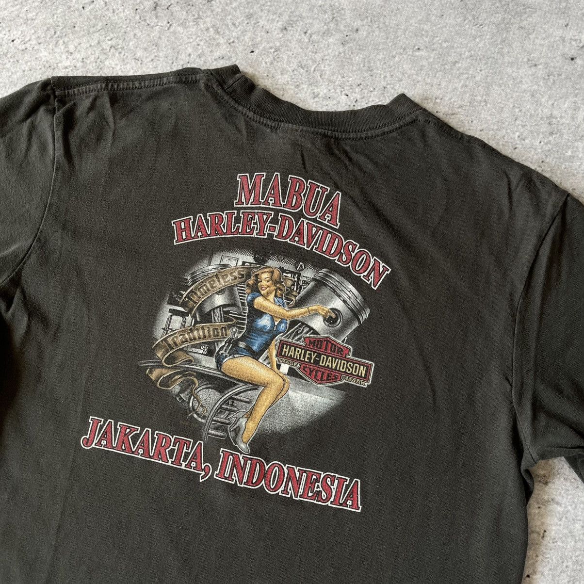 Harley Davidson × Vintage Harley Davidson graphic tee M vintage 00s Size US M / EU 48-50 / 2 - 4 Thumbnail