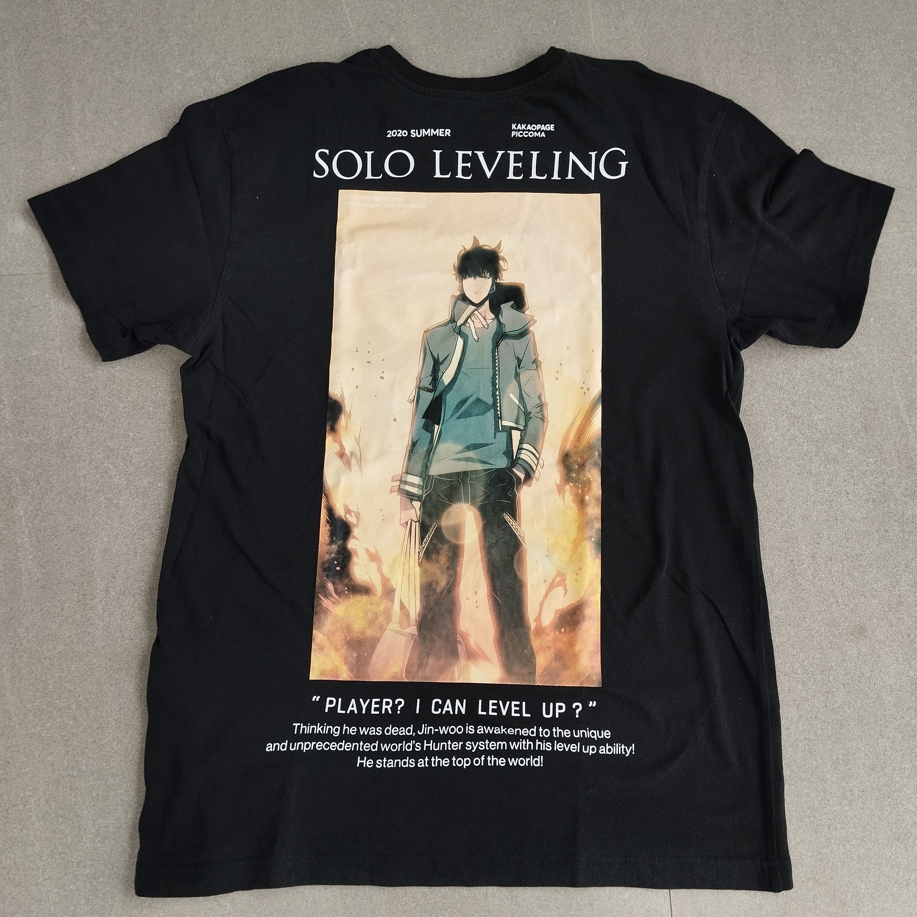 Anime × Japanese Brand Official promo T-shirt Solo Leveling Size US M / EU 48-50 / 2 - 2 Thumbnail