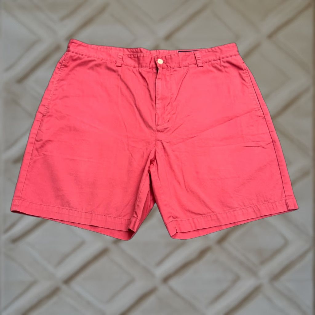 Vineyard Vines Vineyard Vines Pink Cotton Twill Chino Shorts Mens 36 Flat Front Casual Preppy Size US 36 / EU 52 - 1 Thumbnail