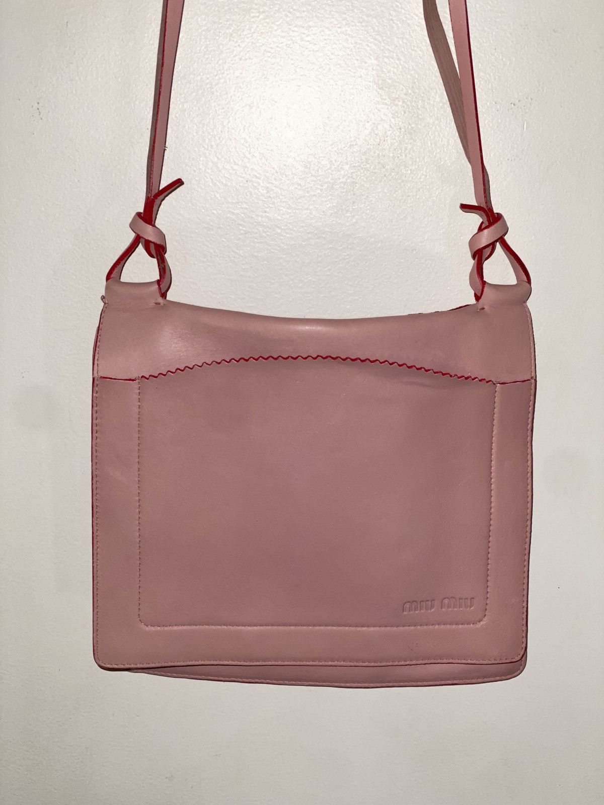 Miu Miu Miu Miu AW 1999 Pink lambskin leather crossbody Size ONE SIZE - 1 Thumbnail