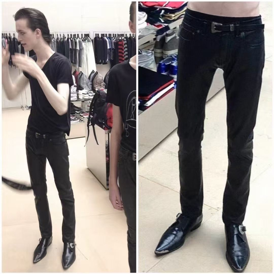 Saint Laurent Paris Saint Laurent Paris 14ss Western Buckle Leather Shoes-yw Size US 10 / EU 43 - 9 Thumbnail