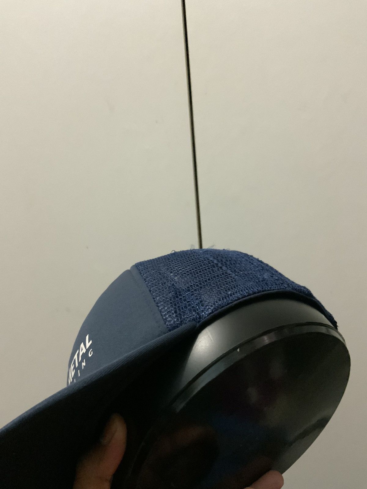 Japanese Brand Mr Metal Recycling Indigo Trucker Hat Size ONE SIZE - 7 Thumbnail