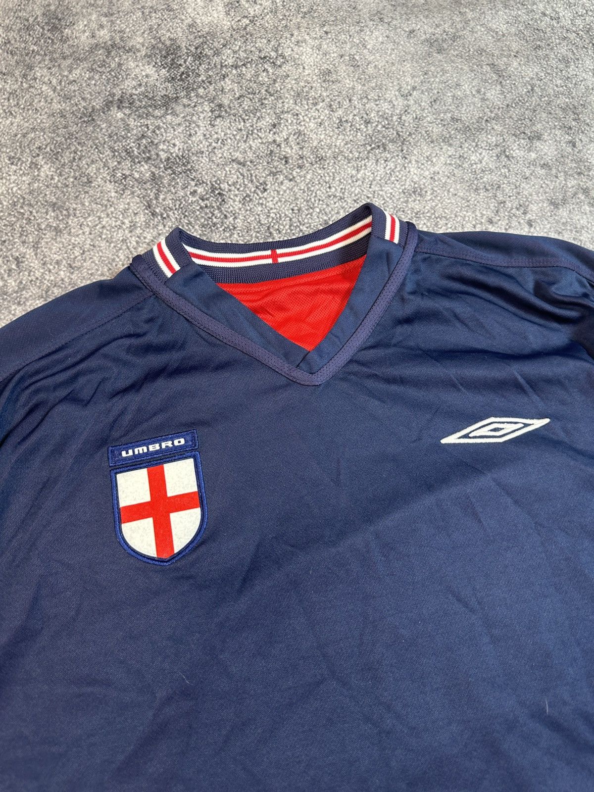 Umbro × Vintage Vintage Umbro England Soccer Jersey Blokecore Rare Style VTg Size US XL / EU 56 / 4 - 3 Thumbnail