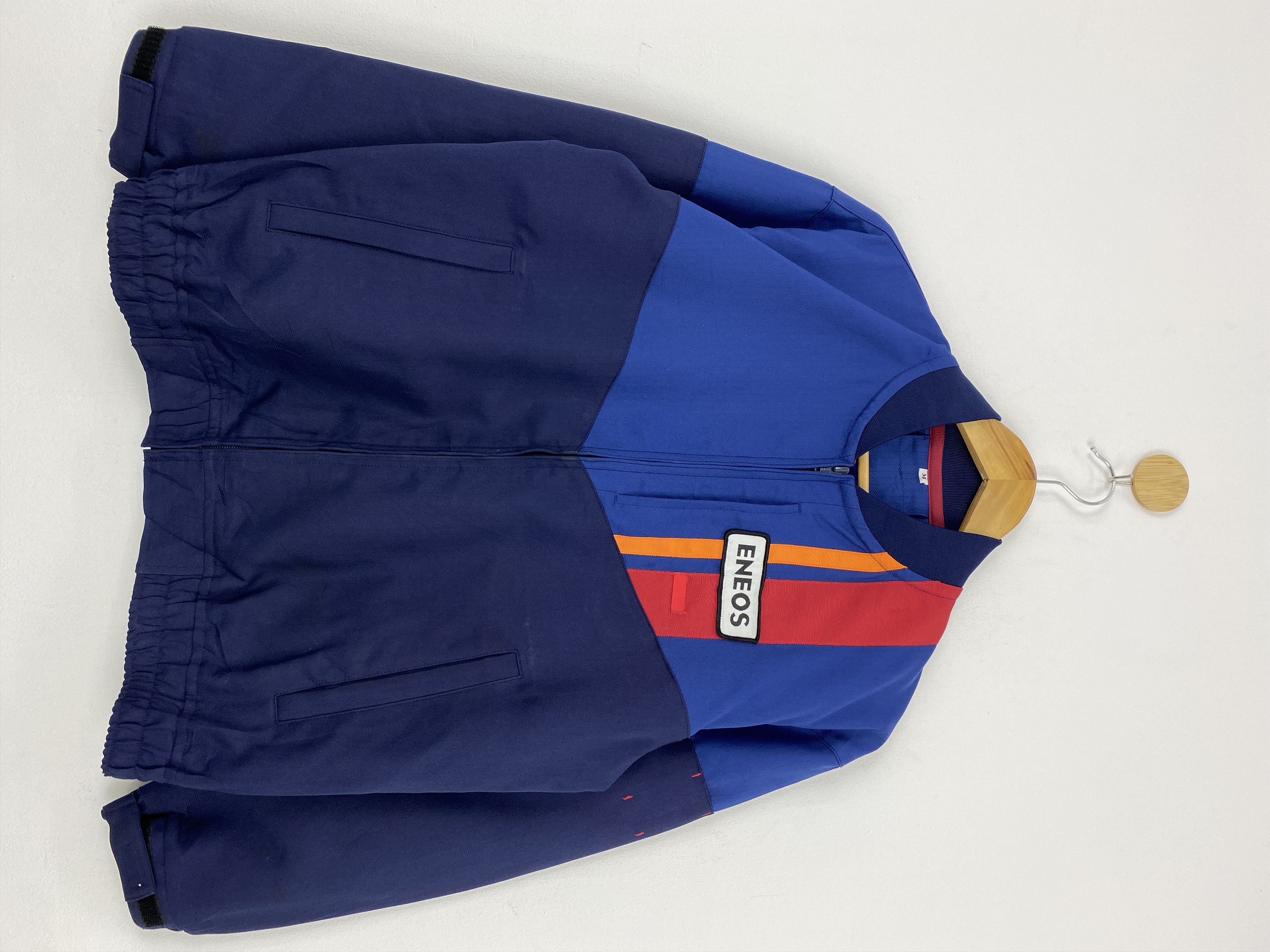 image of Eneos Initial D Worker Racing Jacket in Black/Blue, Men's (Size Medium)