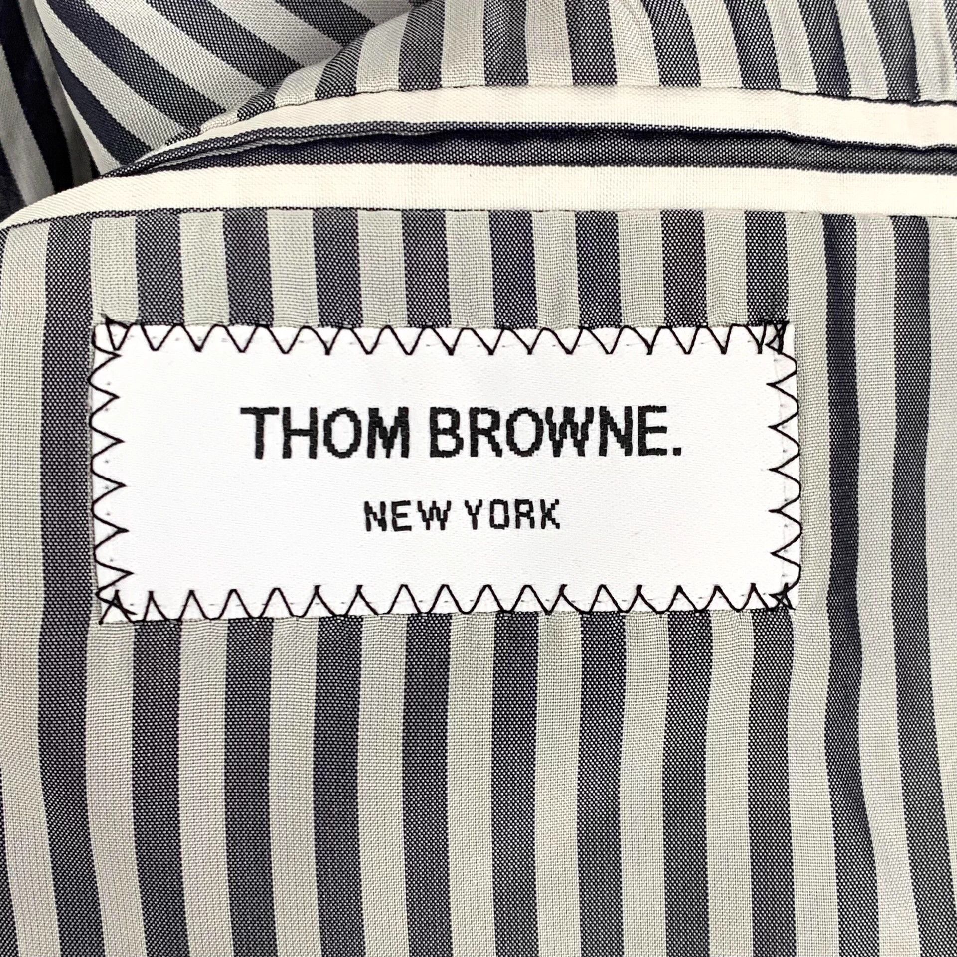 Thom Browne THOM BROWNE Color Block Wool Blazer 1 S 99% Size US S / EU 44-46 / 1 - 6 Thumbnail