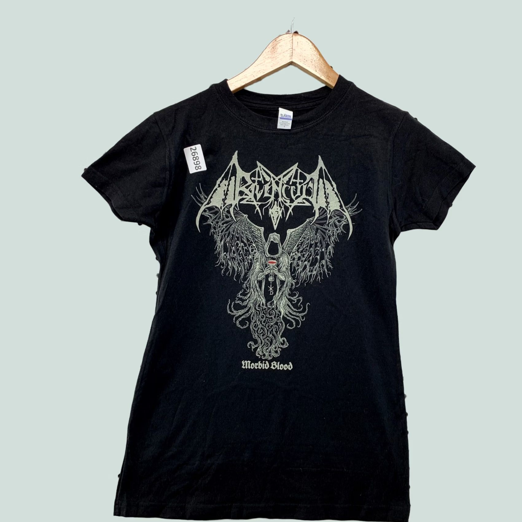 Tultex Morbid Blood Demonic Shirt Black Double Sided Demon Adult Small Size US S / EU 44-46 / 1 - 1 Thumbnail