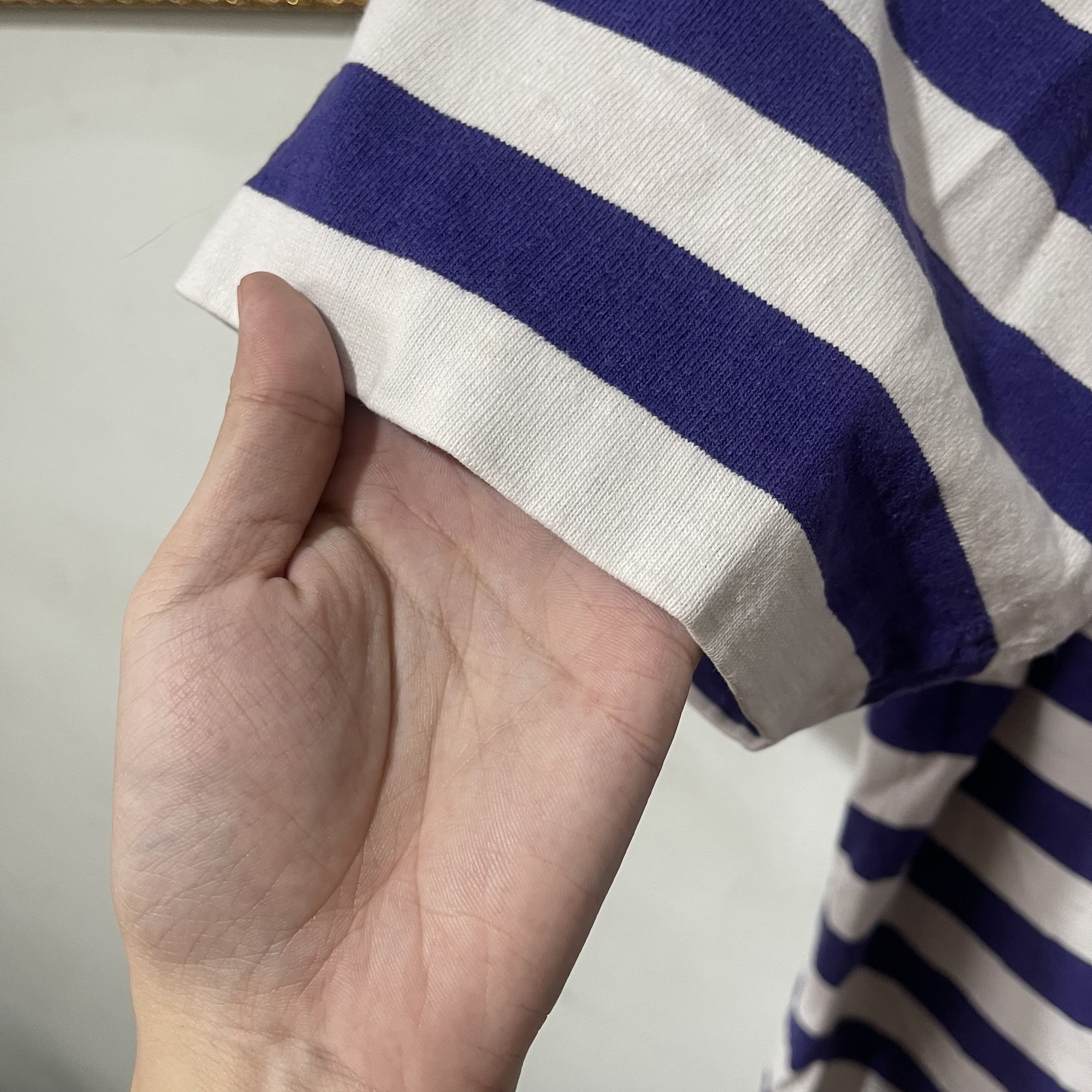 Vintage Vintage 90s Striped T-Shirt Size US L / EU 52-54 / 3 - 7 Thumbnail
