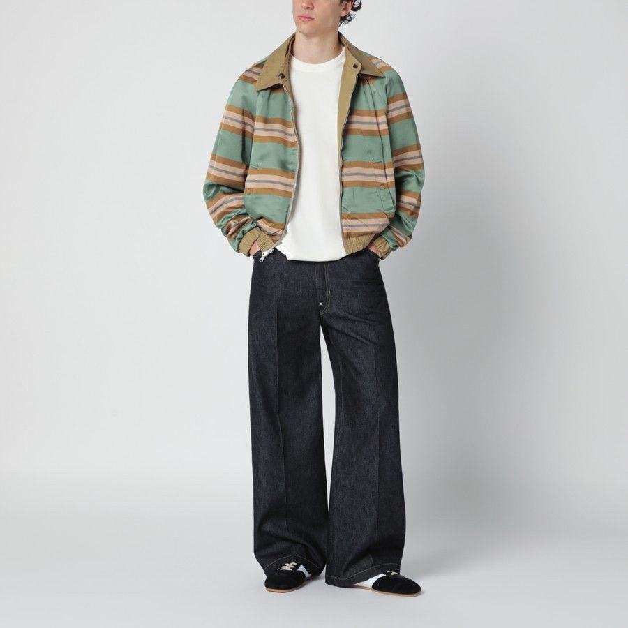 Dries Van Noten o1d2blof0226 Cotton Blend Zip-Up Jacket in Beige Size US XL / EU 56 / 4 - 2 Thumbnail