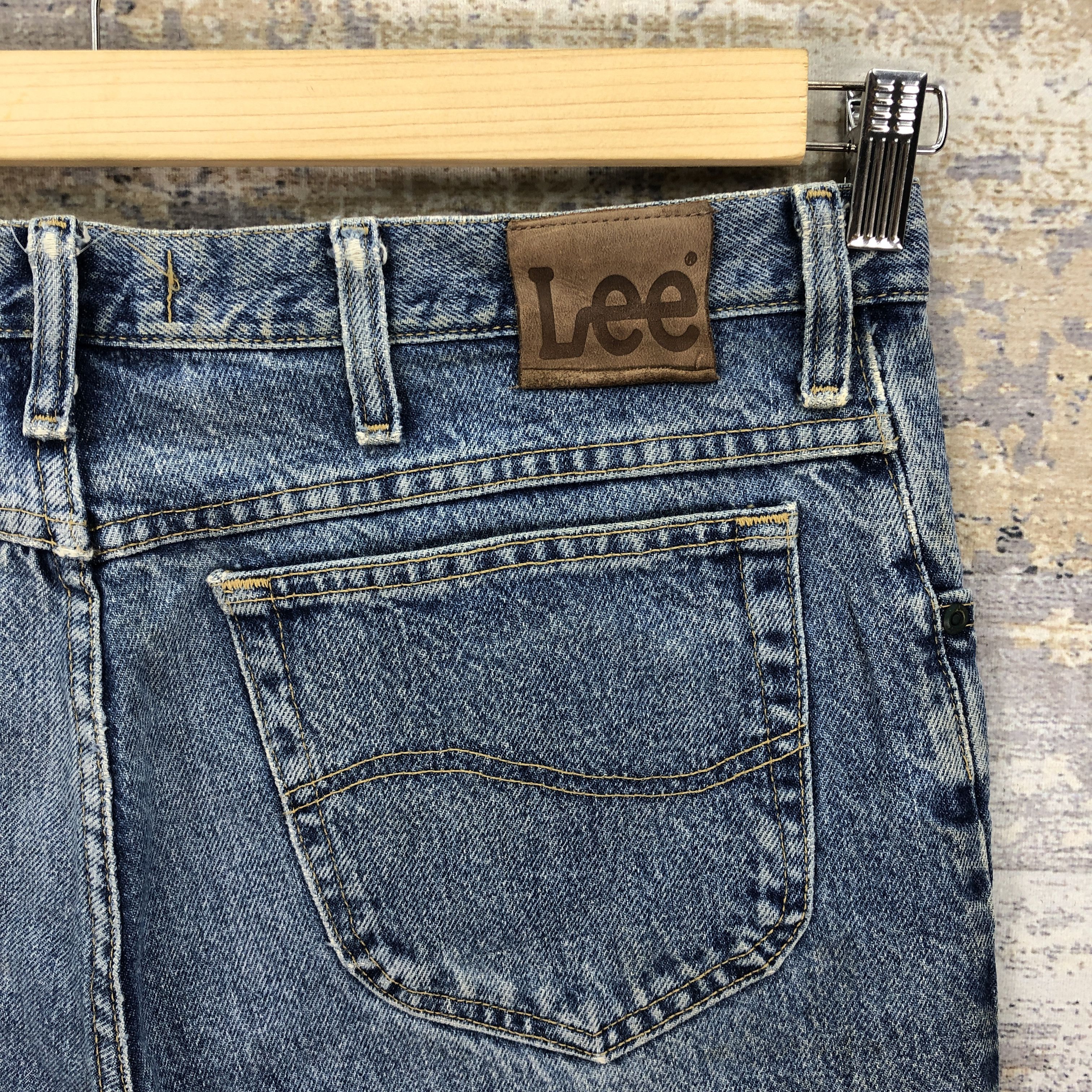 Lee × Vintage Vintage Dirty Lee Stonewash Jeans Rusty Lee Cowboys Denim Size US 36 / EU 52 - 5 Thumbnail