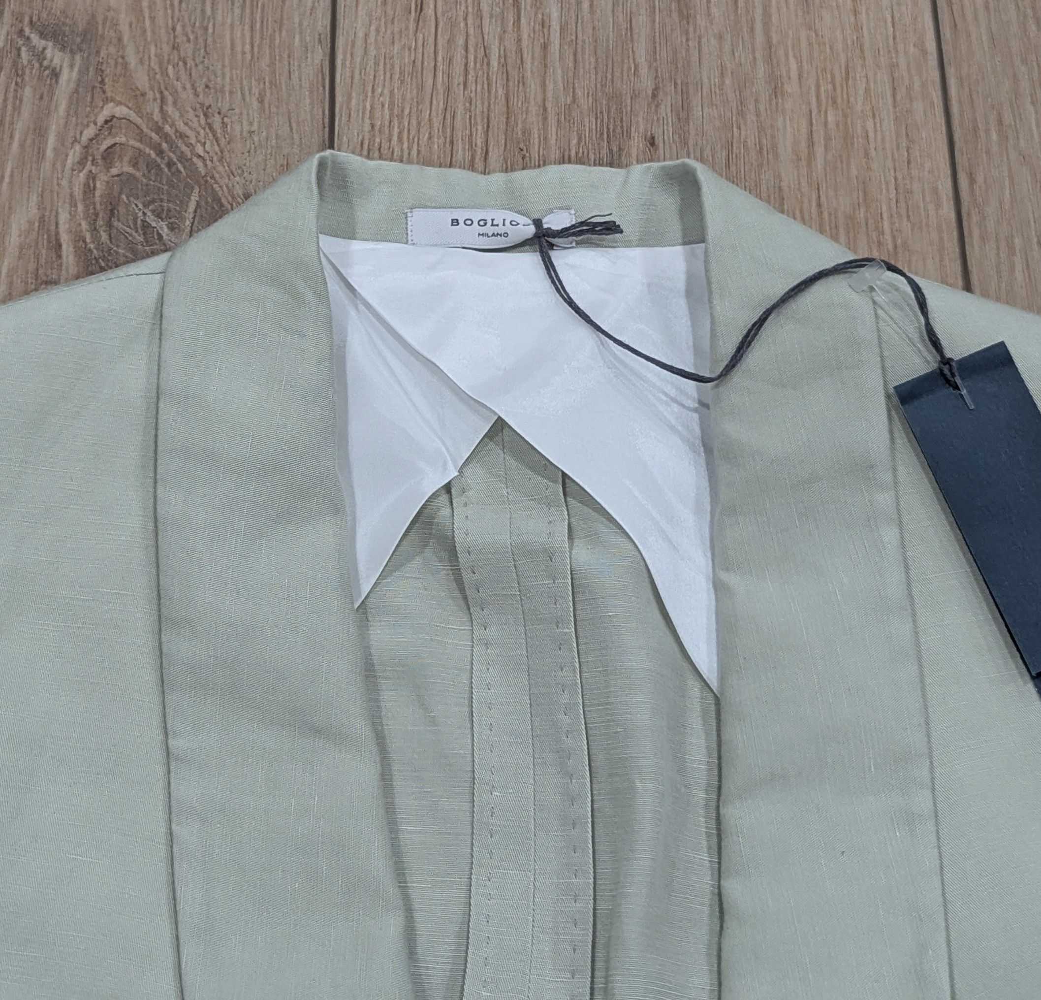 Boglioli BOGLIOLI Shawl Lapel Dinner Jacket Mint Green 50 US 40R Size 40R - 2 Thumbnail