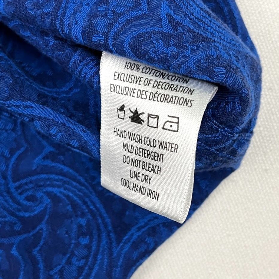Robert Graham Robert Graham Shirt Mens 3XL Blue Paisley Button-Up Casual Preppy Retro Shirt Size US XXL / EU 58 / 5 - 5 Thumbnail