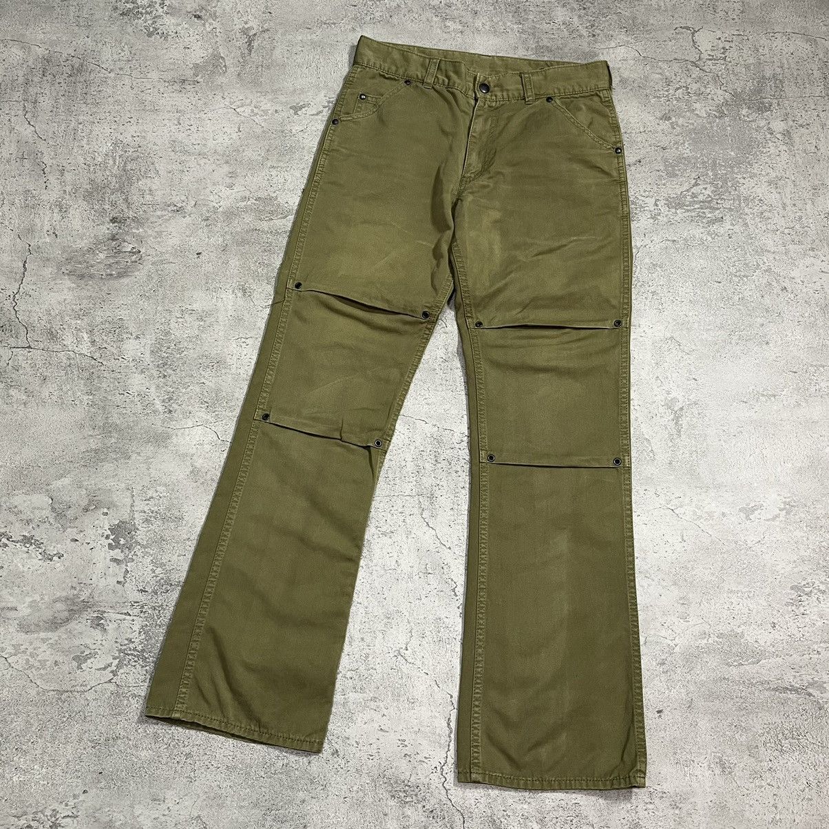 N.Hoolywood N-Hoolywood Bootcut Workpants - Olive Size US 28 / EU 44 - 1 Thumbnail