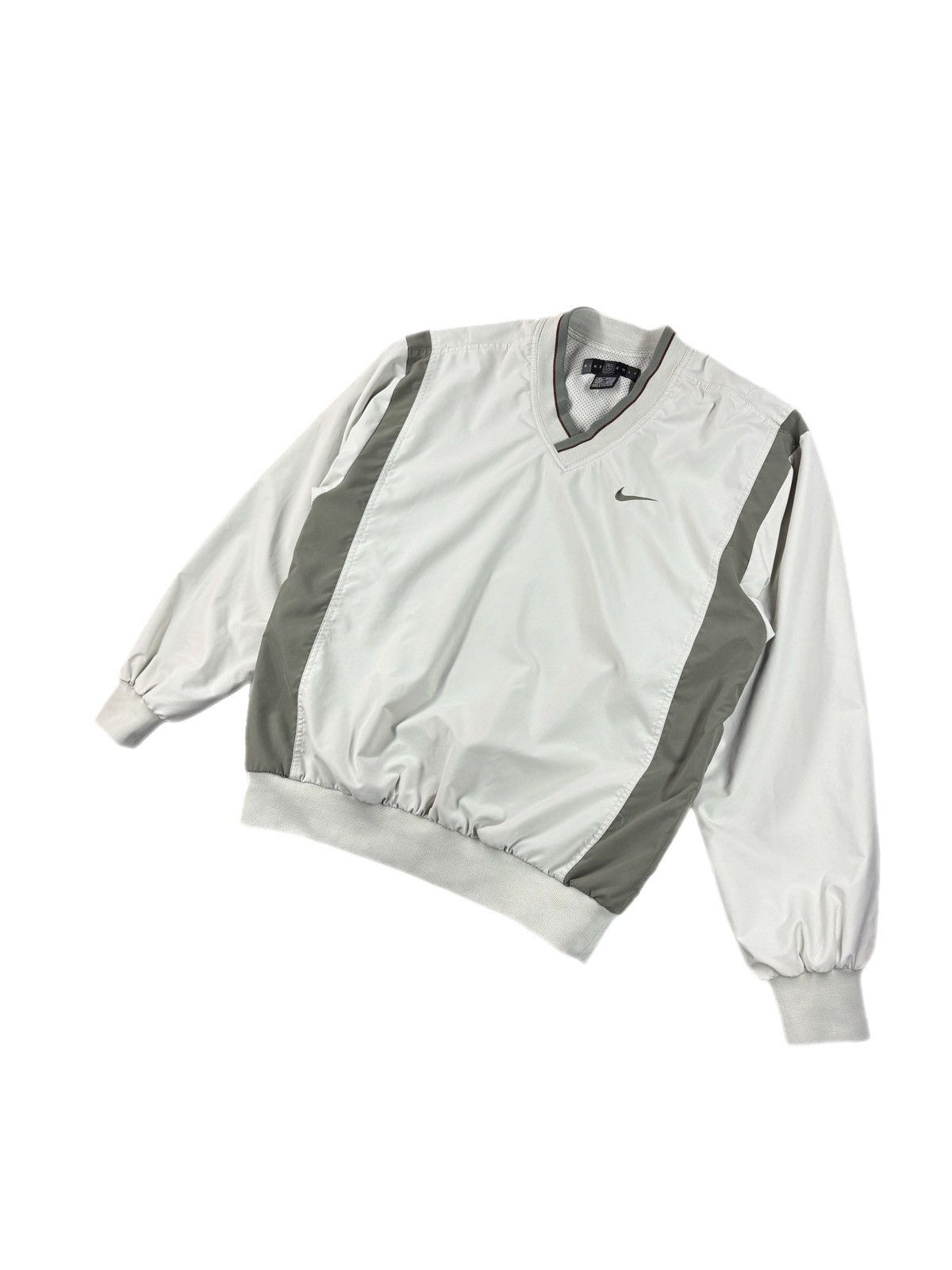Nike Nike golf v-neck nylon long sleeve jersey sweatshirt Size US M / EU 48-50 / 2 - 2 Thumbnail