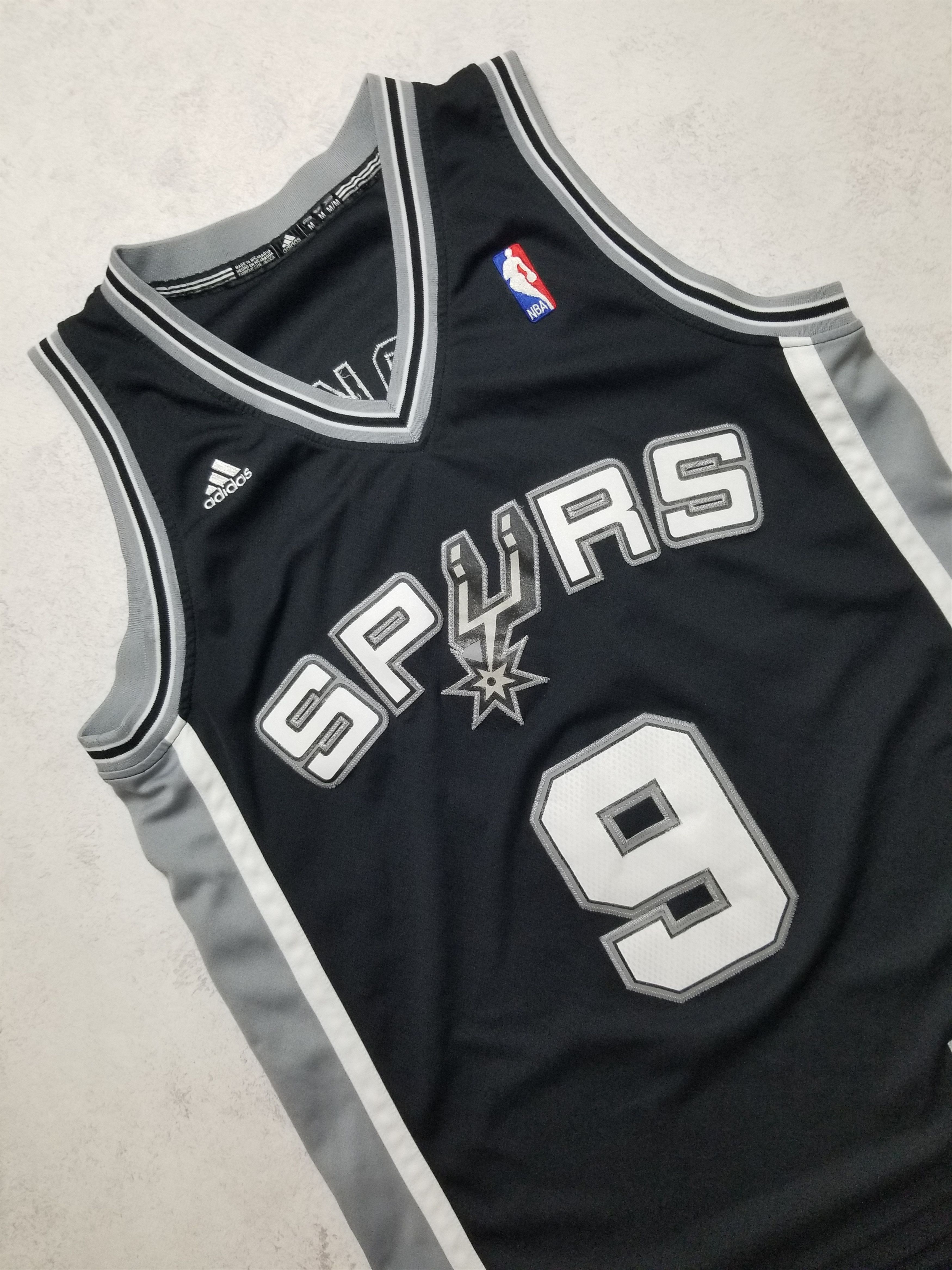 Adidas TONY PARKER #9 San Antonio Spurs NBA Swingman Sewn Jersey Size US M / EU 48-50 / 2 - 15 Thumbnail