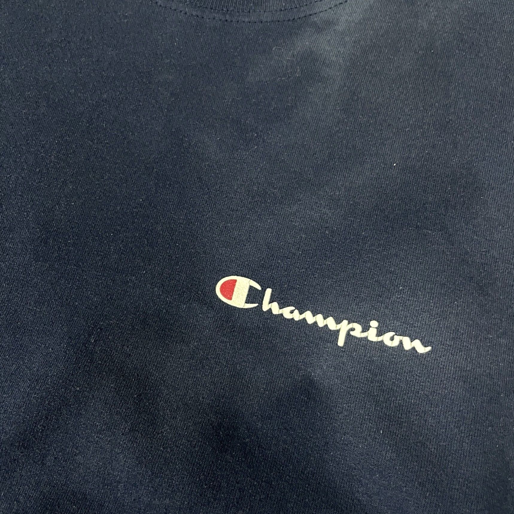 Champion VINTAGE Champion Sweatshirt Adult L Blue Logo 90s Distressed Pullover Mens Size US L / EU 52-54 / 3 - 5 Thumbnail