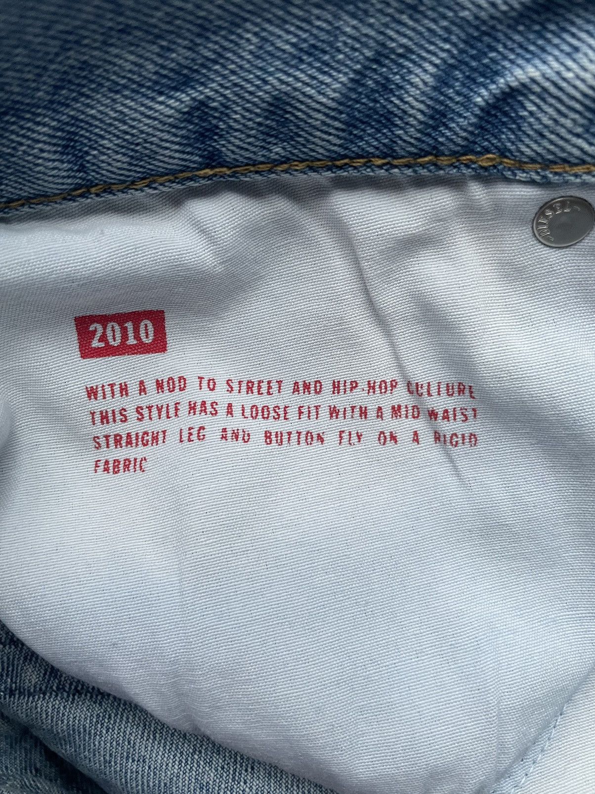 Diesel 2010 D-Macs Logo Jeans Size US 32 / EU 48 - 9 Thumbnail