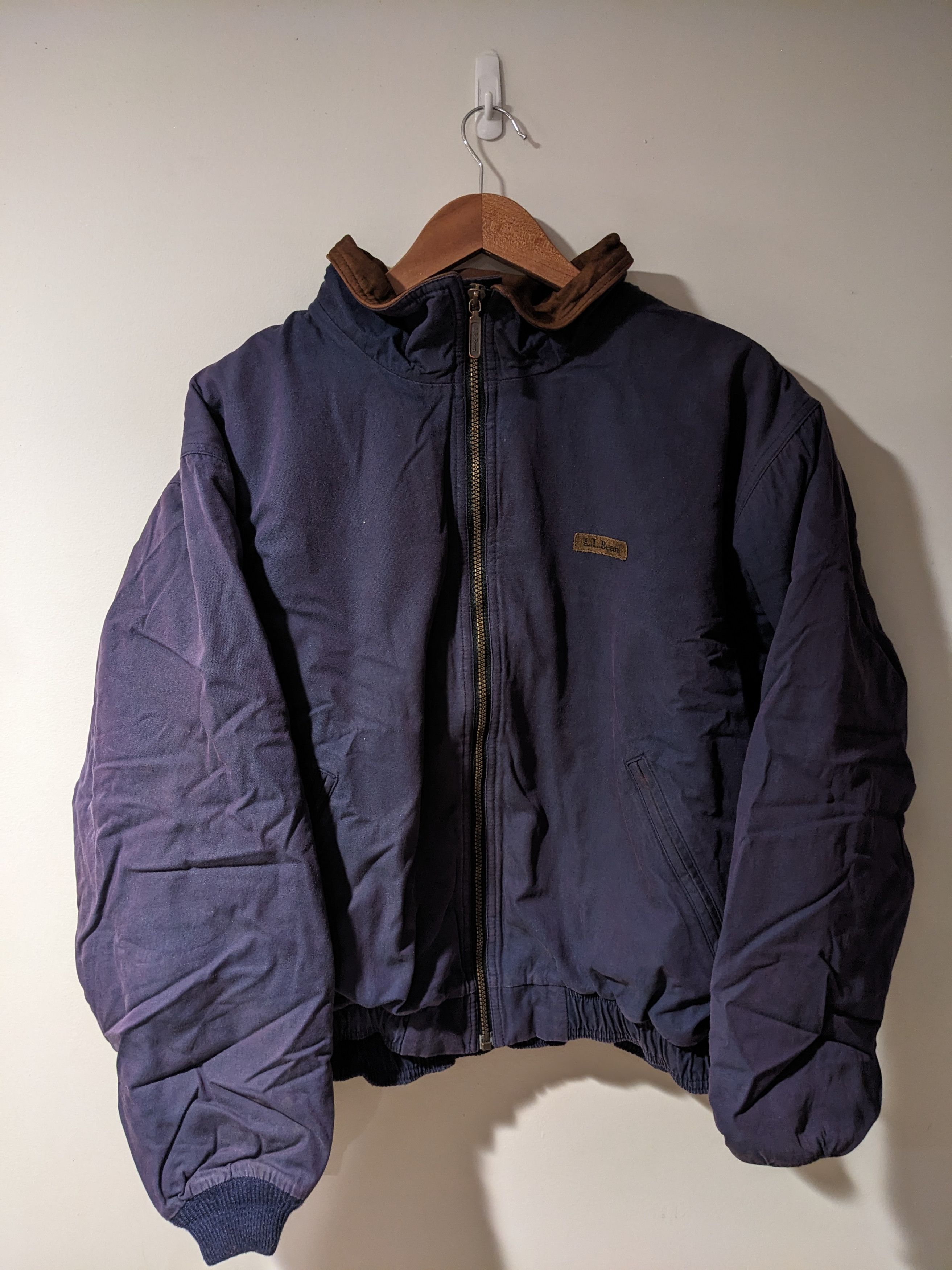 L.L. Bean × Vintage Vintage 90s L.L. Bean Purple Lined Blanket Detroit Jacket Size US L / EU 52-54 / 3 - 1 Thumbnail