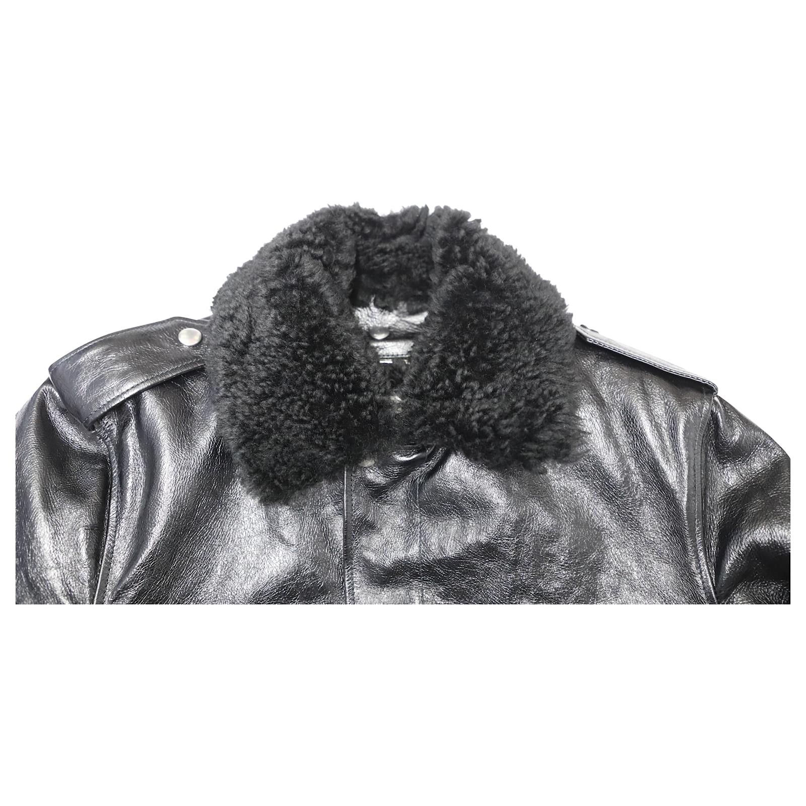 Saint Laurent Paris o1bcso1str0924 Bomber jacket in Black Size US M / EU 48-50 / 2 - 3 Thumbnail
