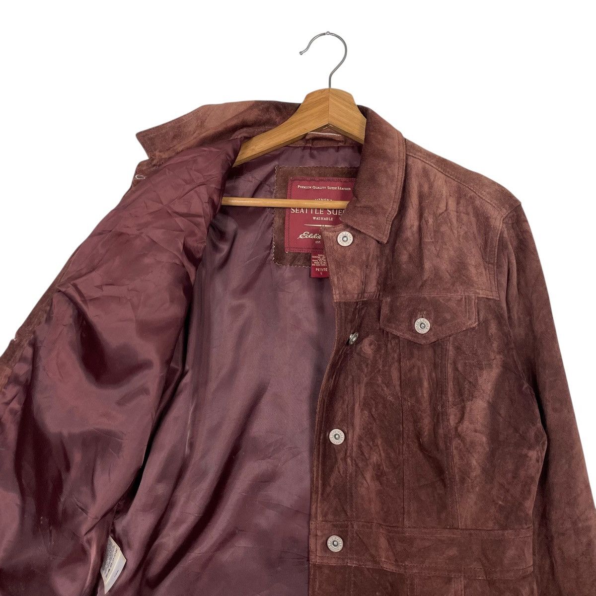 Eddie Bauer Edfie Bauer Seattle Suede Women Jacket Size L / US 10 / IT 46 - 10 Thumbnail