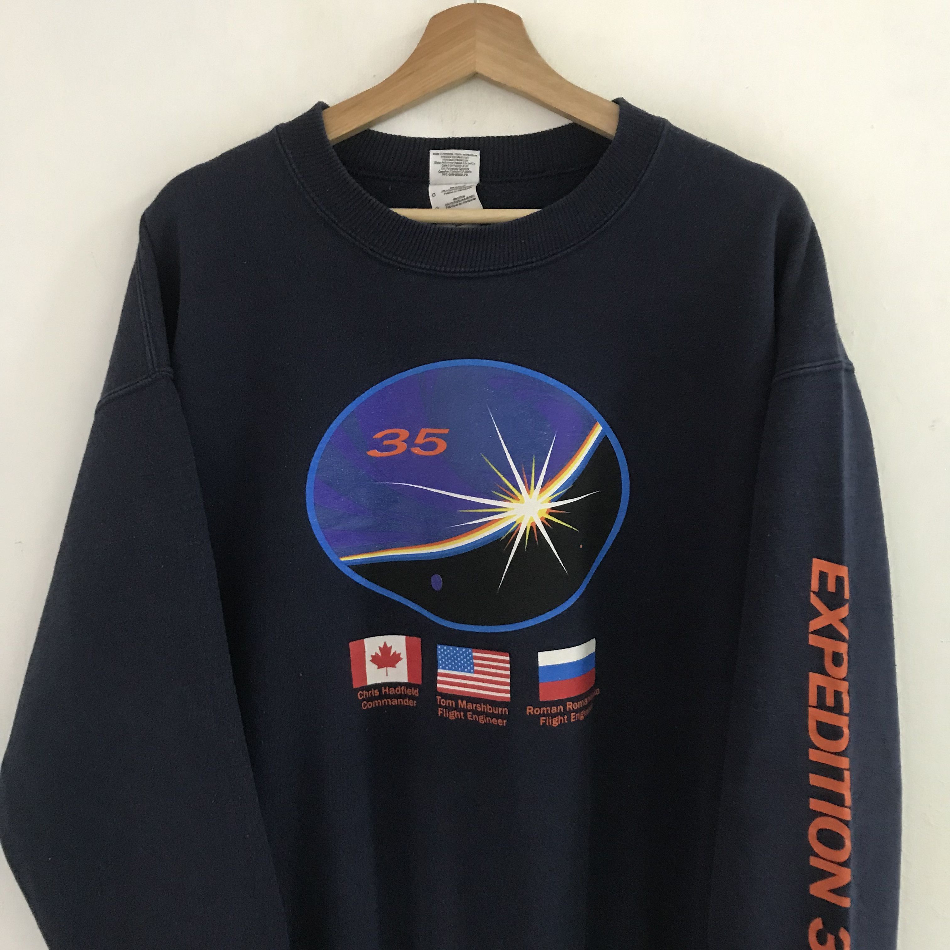 U.S. Expedition Vintage Y2K Expedition Blue Sweatshirt - 547 Size US XL / EU 56 / 4 - 4 Thumbnail