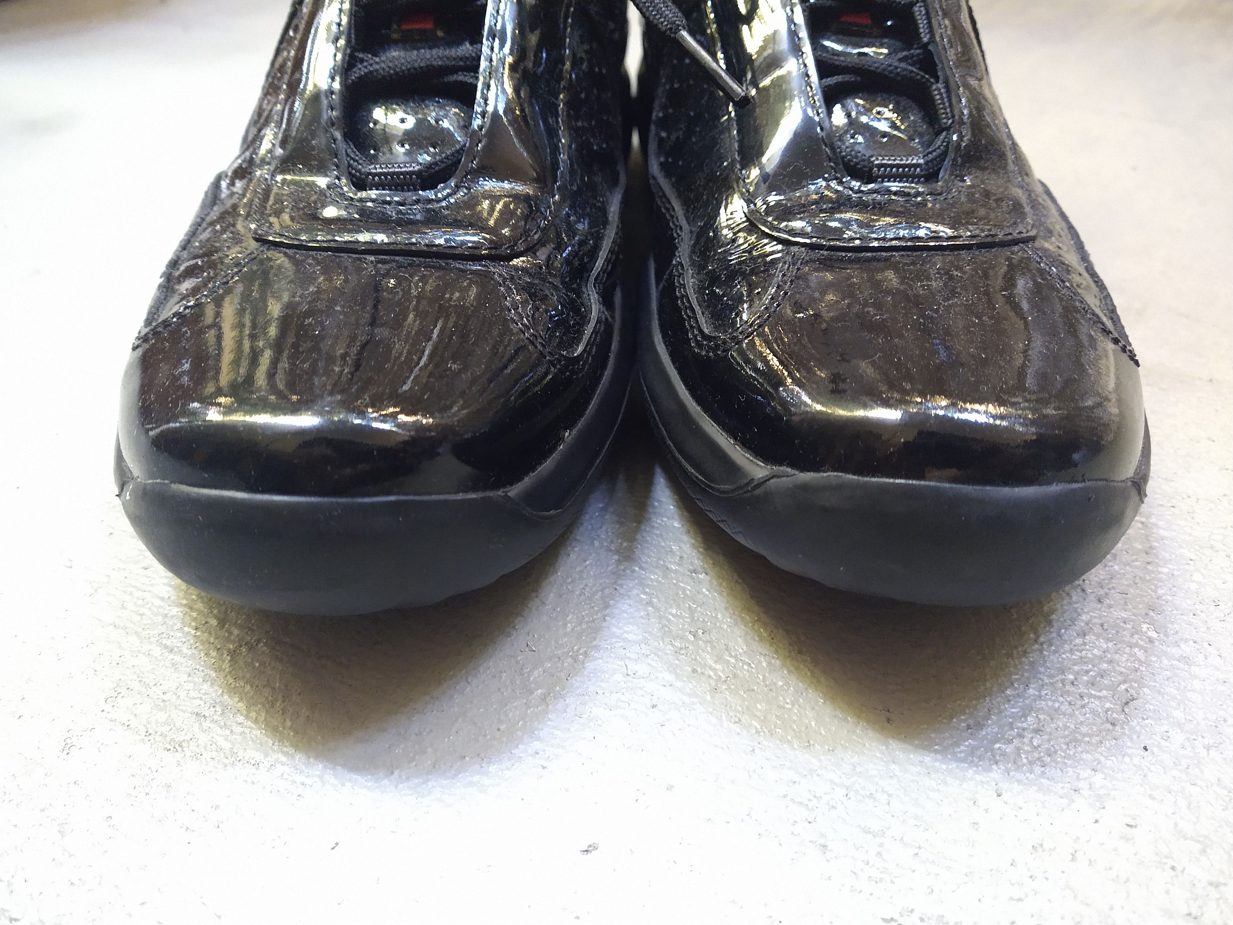 Prada Prada America's Cup Black Patent Leather Size 7.5 Red Low Size US 7.5 / EU 40-41 - 3 Thumbnail