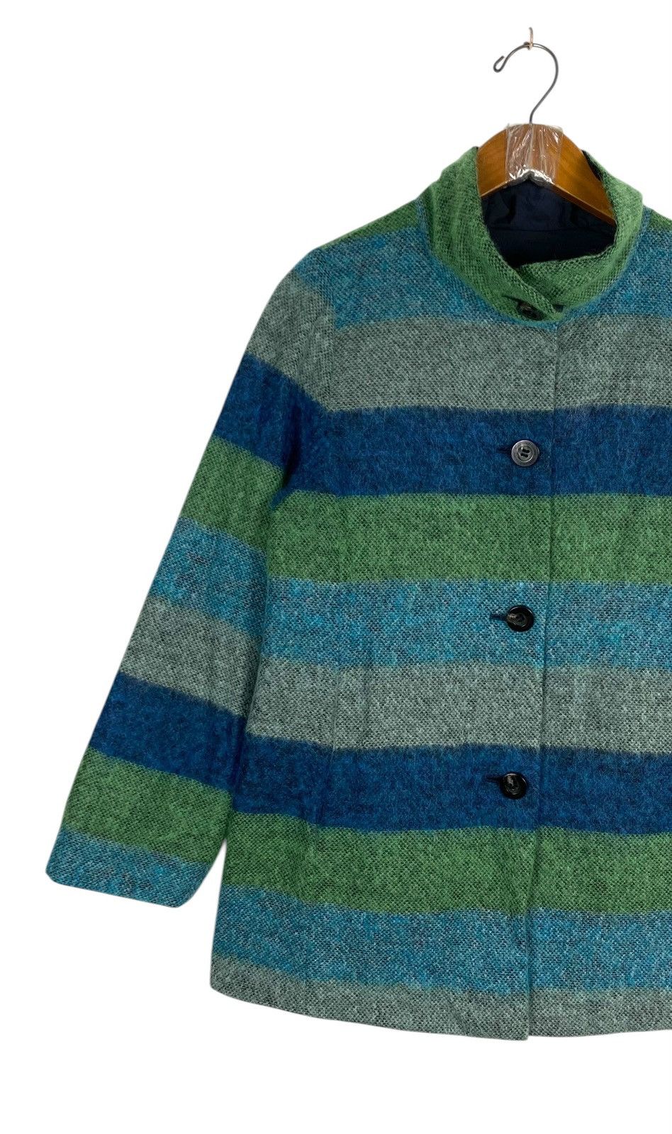 Japanese Brand Rare‼️ Nuovo Quaranta Wool Blend Coat Made in Japan Size M / US 6-8 / IT 42-44 - 2 Thumbnail
