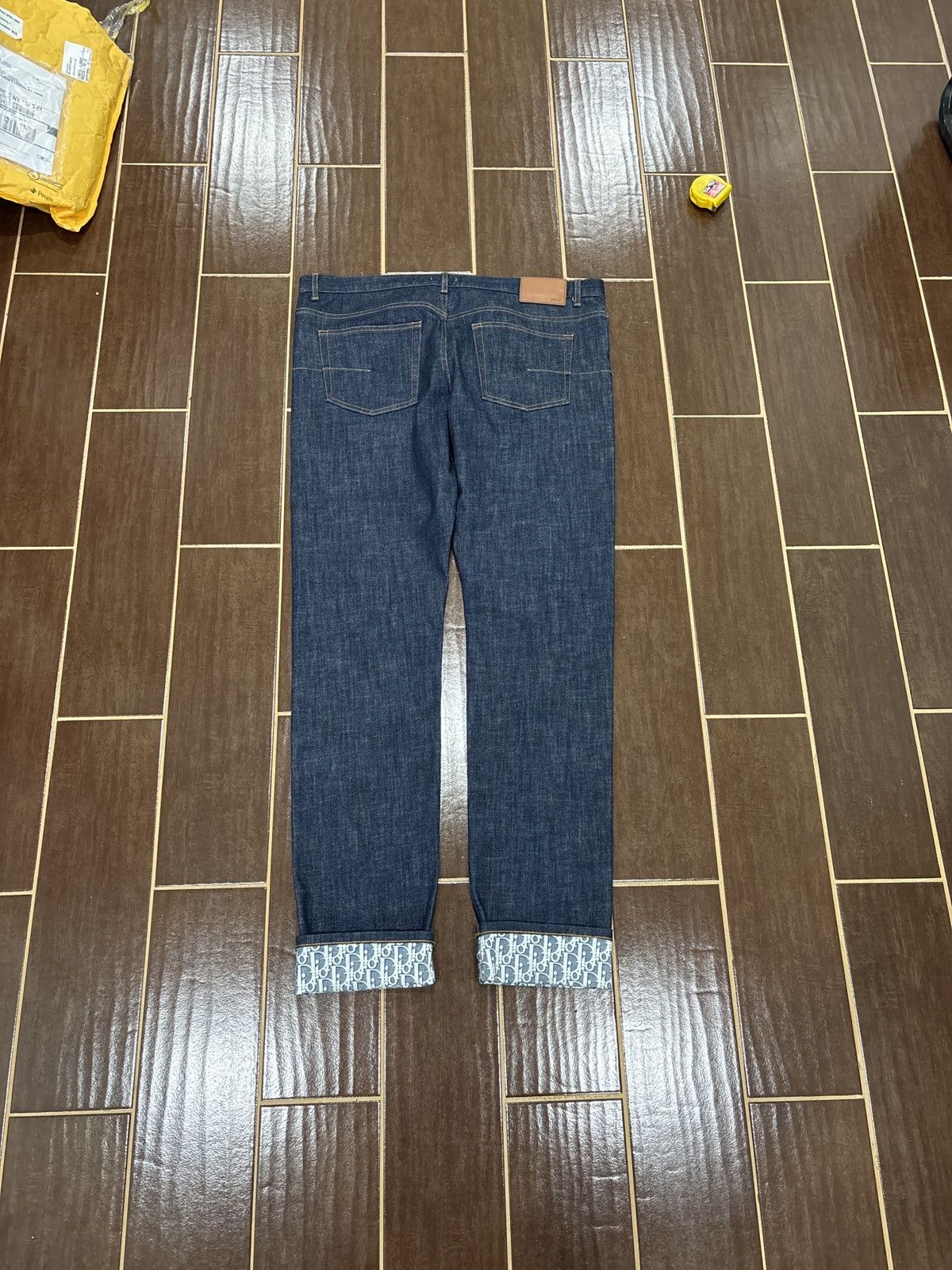 Dior LIGHT USED Dior Oblique Denim Slim Jeans Size 38 Size US 38 / EU 54 - 7 Thumbnail