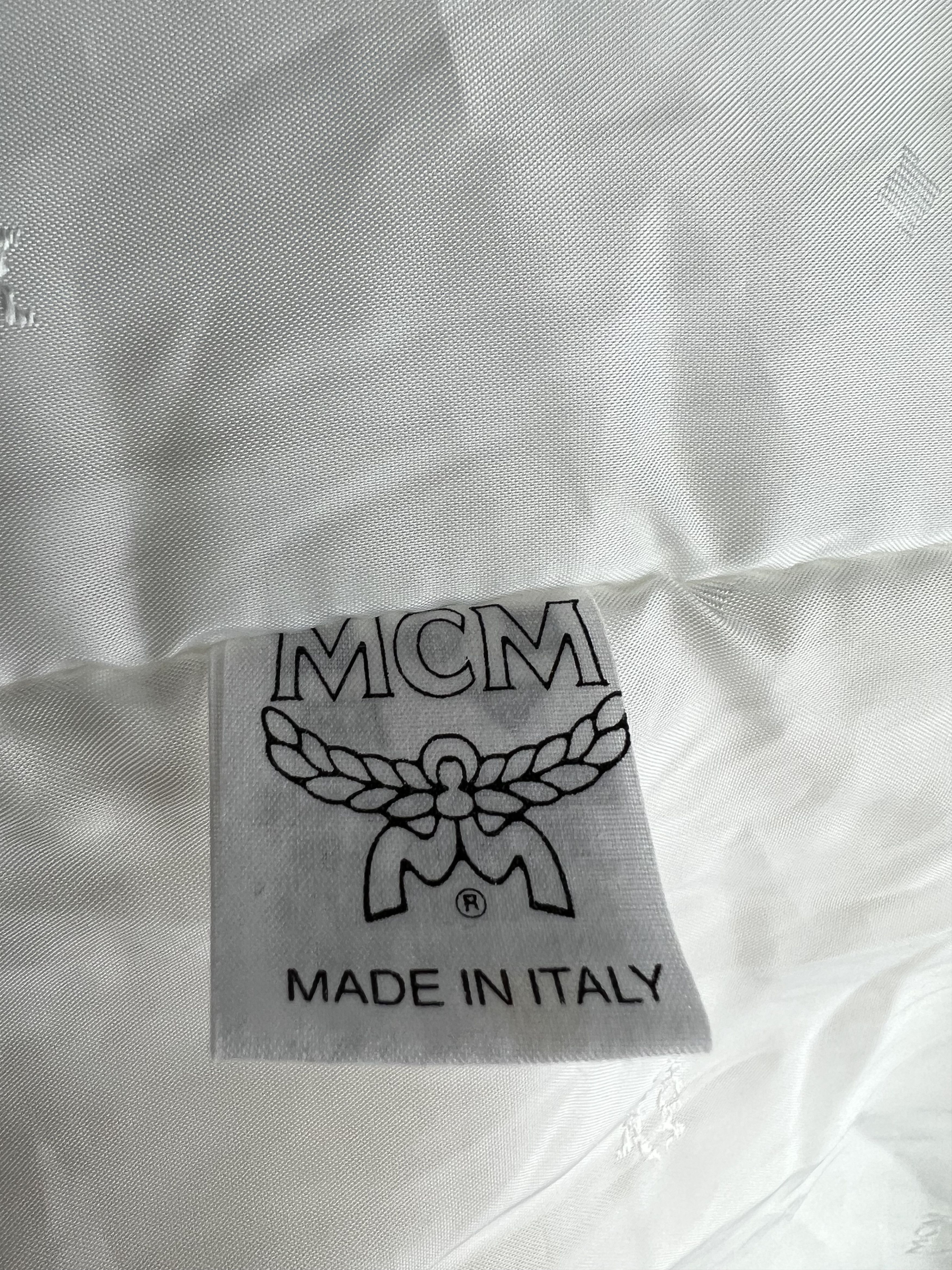 MCM × Vintage Rare Vintage MCM Women's Hooded Nylon Jacket Size 42 Size M / US 6-8 / IT 42-44 - 17 Thumbnail