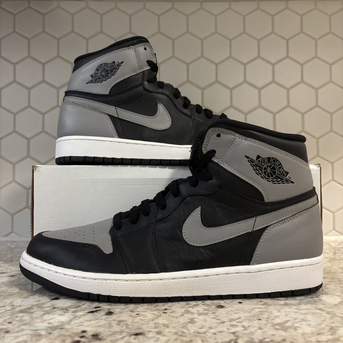 Jordan Brand Size 12- Jordan 1 high OG Shadow (2013) BRAND NEW Size US 12 / EU 45 - 1 Thumbnail