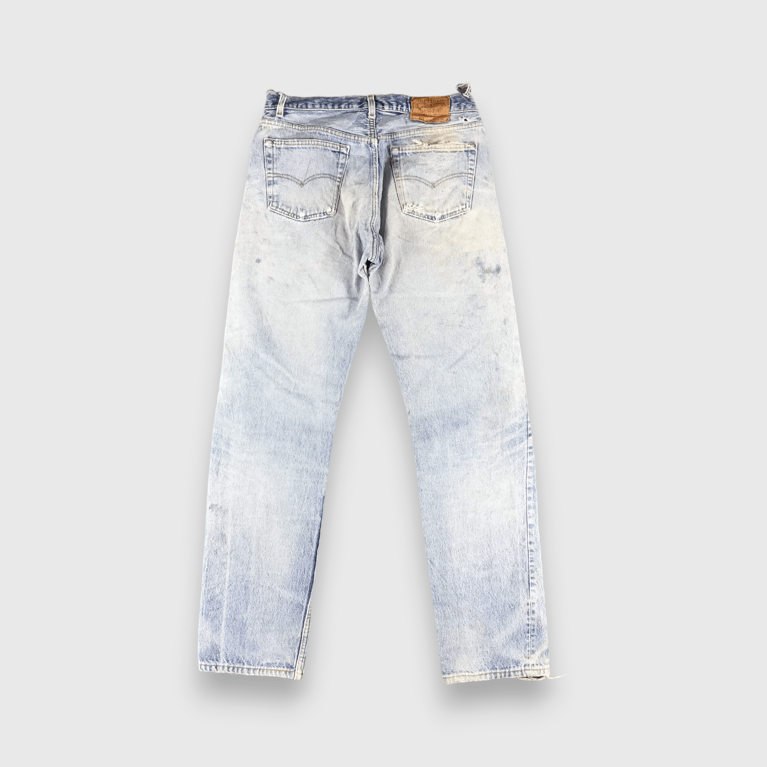 Levi's Vintage 90s Light Wash Levis 501 Jeans-J2611 Size US 33 - 2 Thumbnail