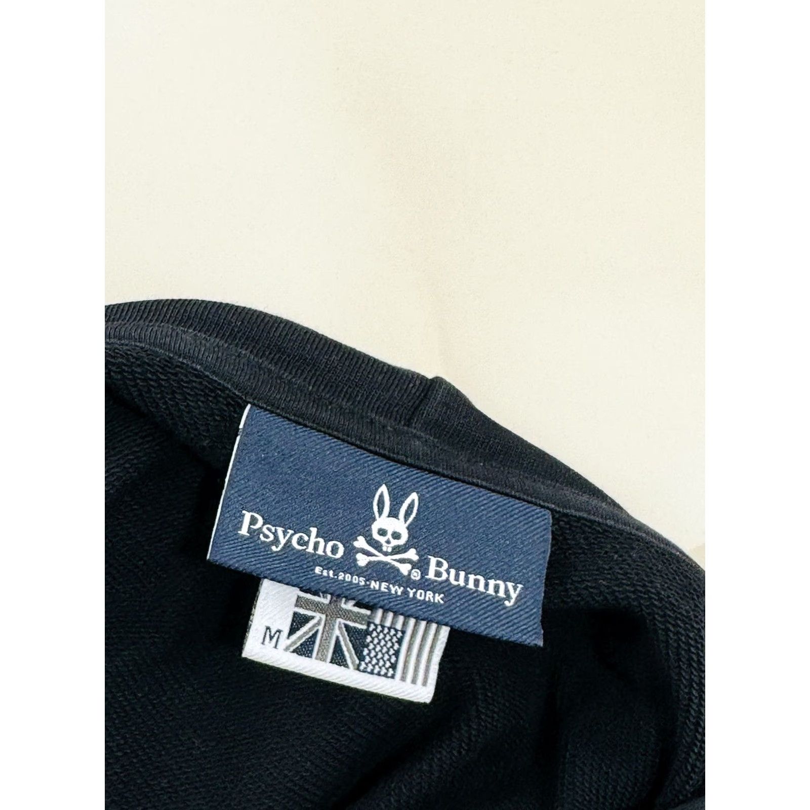 Psycho Bunny PSYCHO BUNNY - NEON / FLUORESCENT LOGO Mens M Hoodie Sweatshirt Pullover Embroidered Black Size US M / EU 48-50 / 2 - 3 Thumbnail