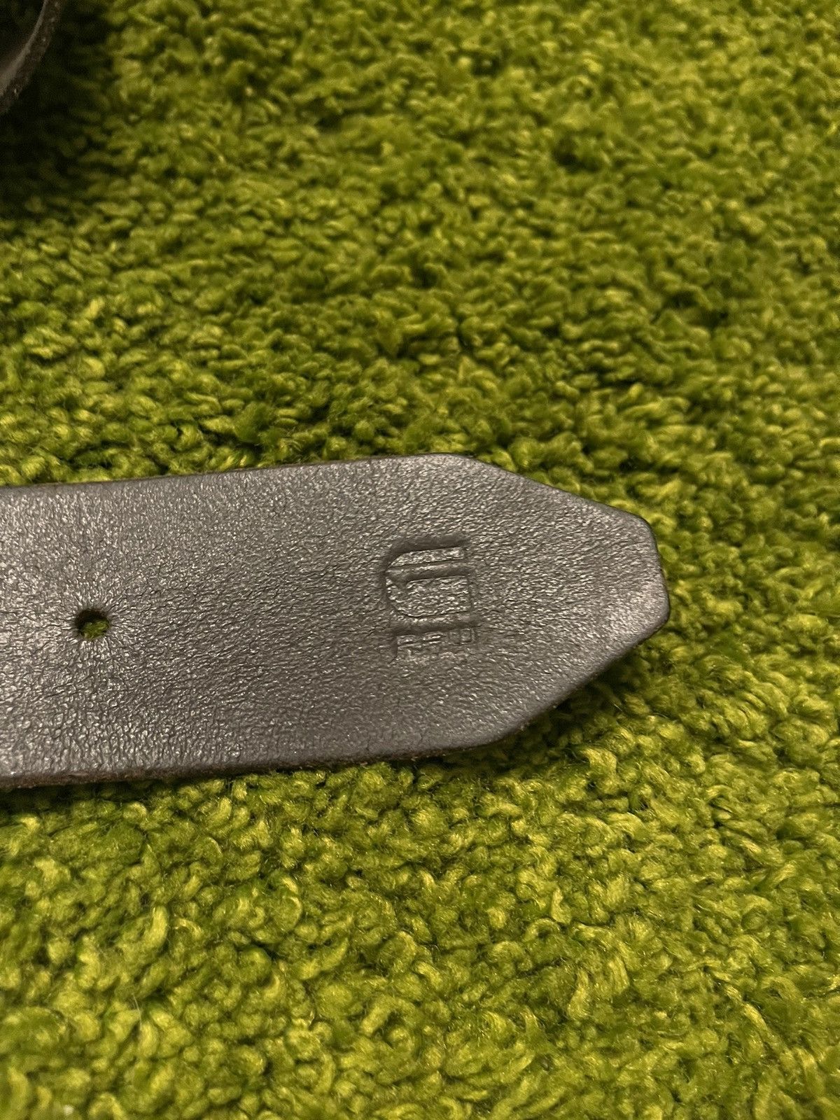 G-Star × Genuine Leather G-Star RAW real leather logo belt Size 36 - 2 Thumbnail