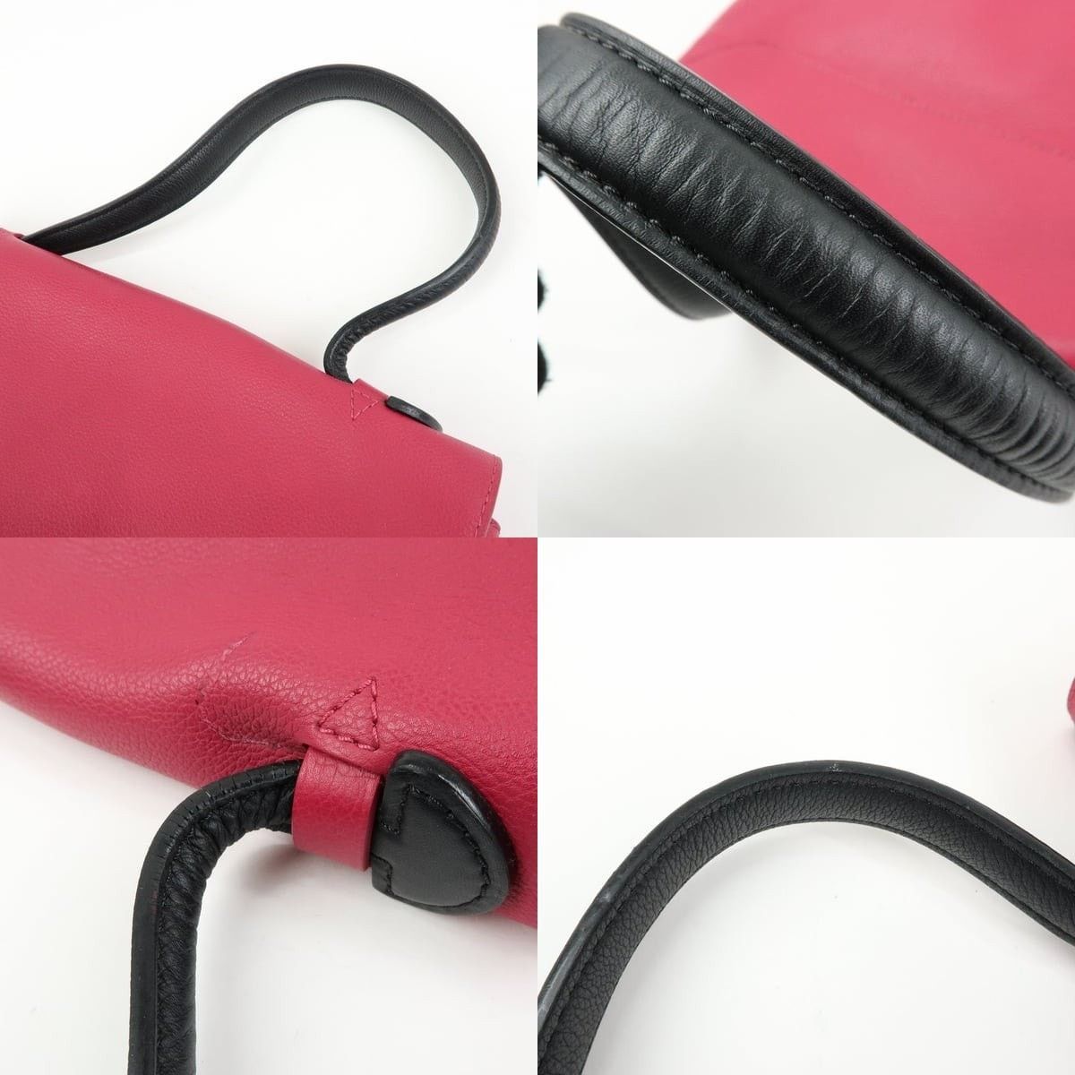 Louis Vuitton Louis Vuitton Lockme PM Leather Shoulder Bag Pink Size ONE SIZE - 4 Thumbnail