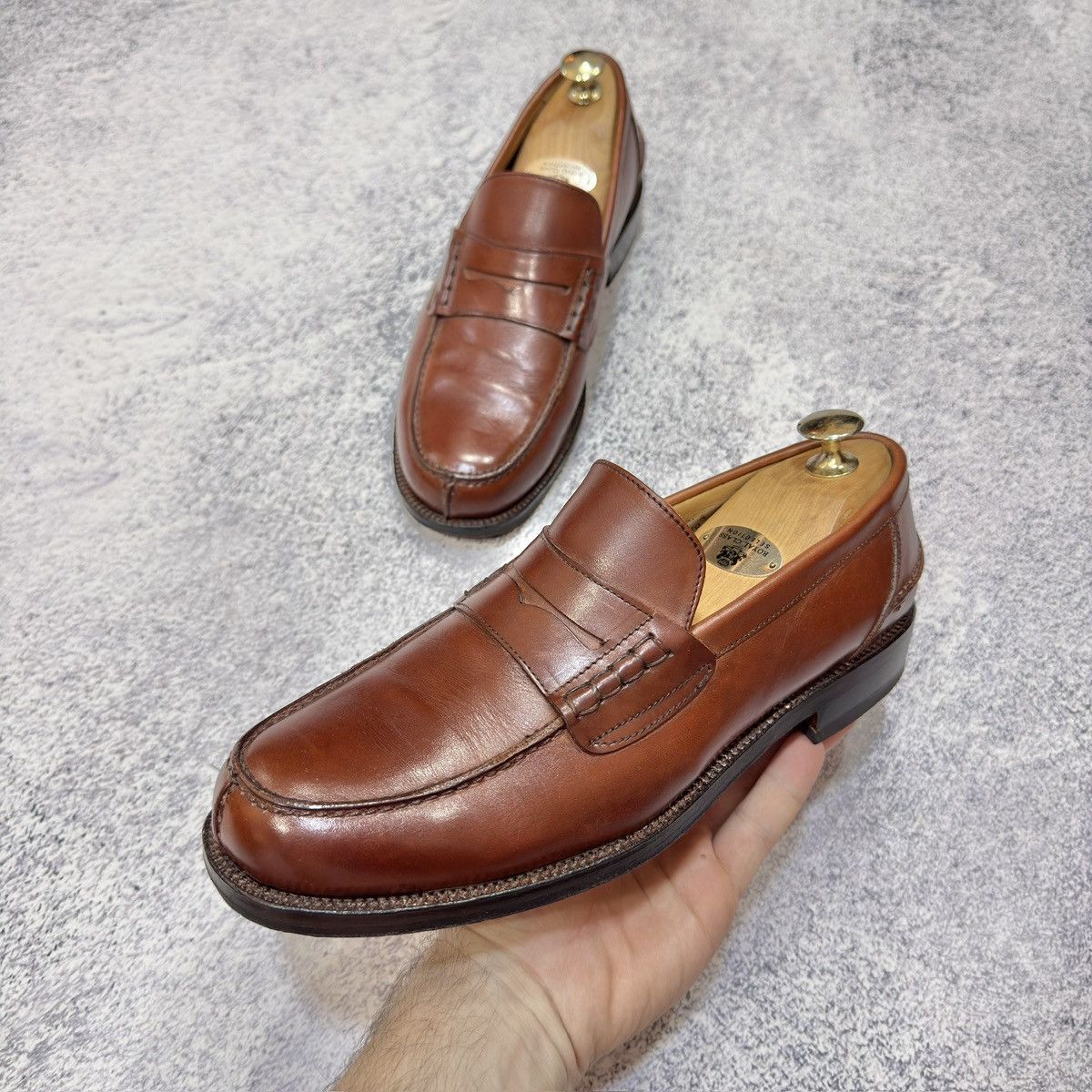 Other Jones Welted Leather Penny Loafers US9.5 UK8.5 EU42.5 Size US 9.5 / EU 42-43 - 7 Thumbnail