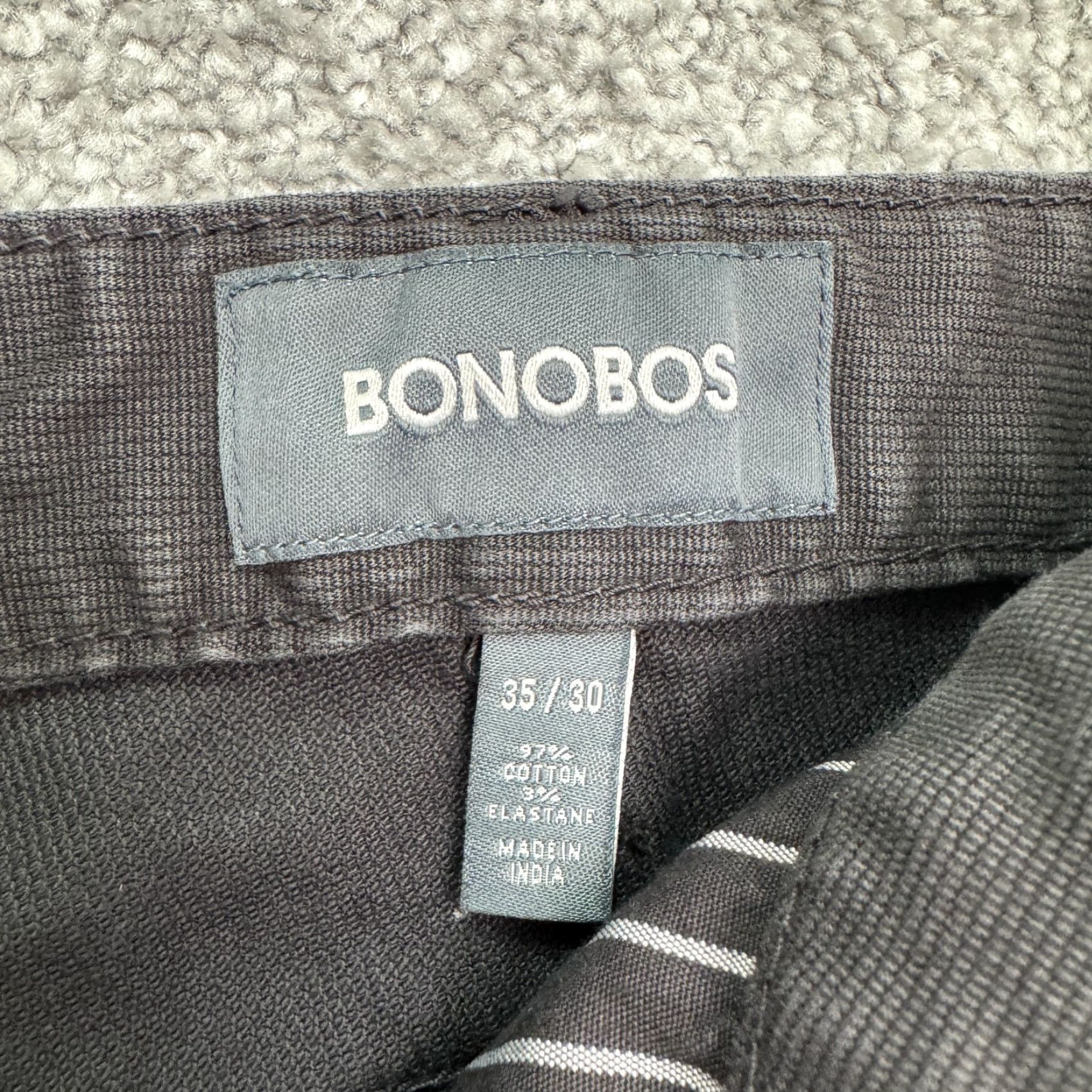 Bonobos Bonobos Pants Mens 35x30 Beige Corduroy Chino 5-Pocket Straight Size US 30 / EU 46 - 6 Thumbnail