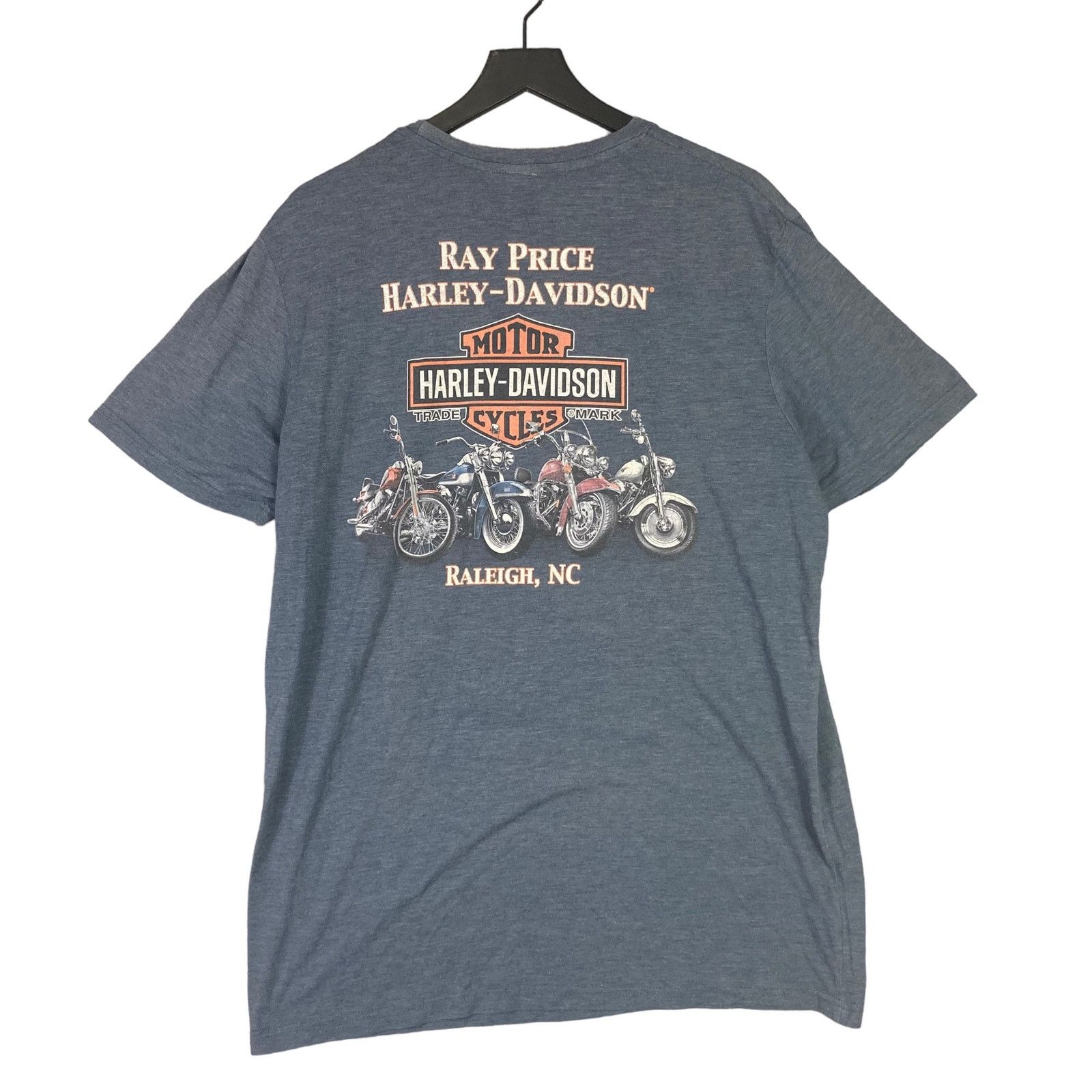 Harley Davidson Harley Davidson Raleigh NC Shirt Men's 2XL Blue Size Size US XXL / EU 58 / 5 - 1 Thumbnail