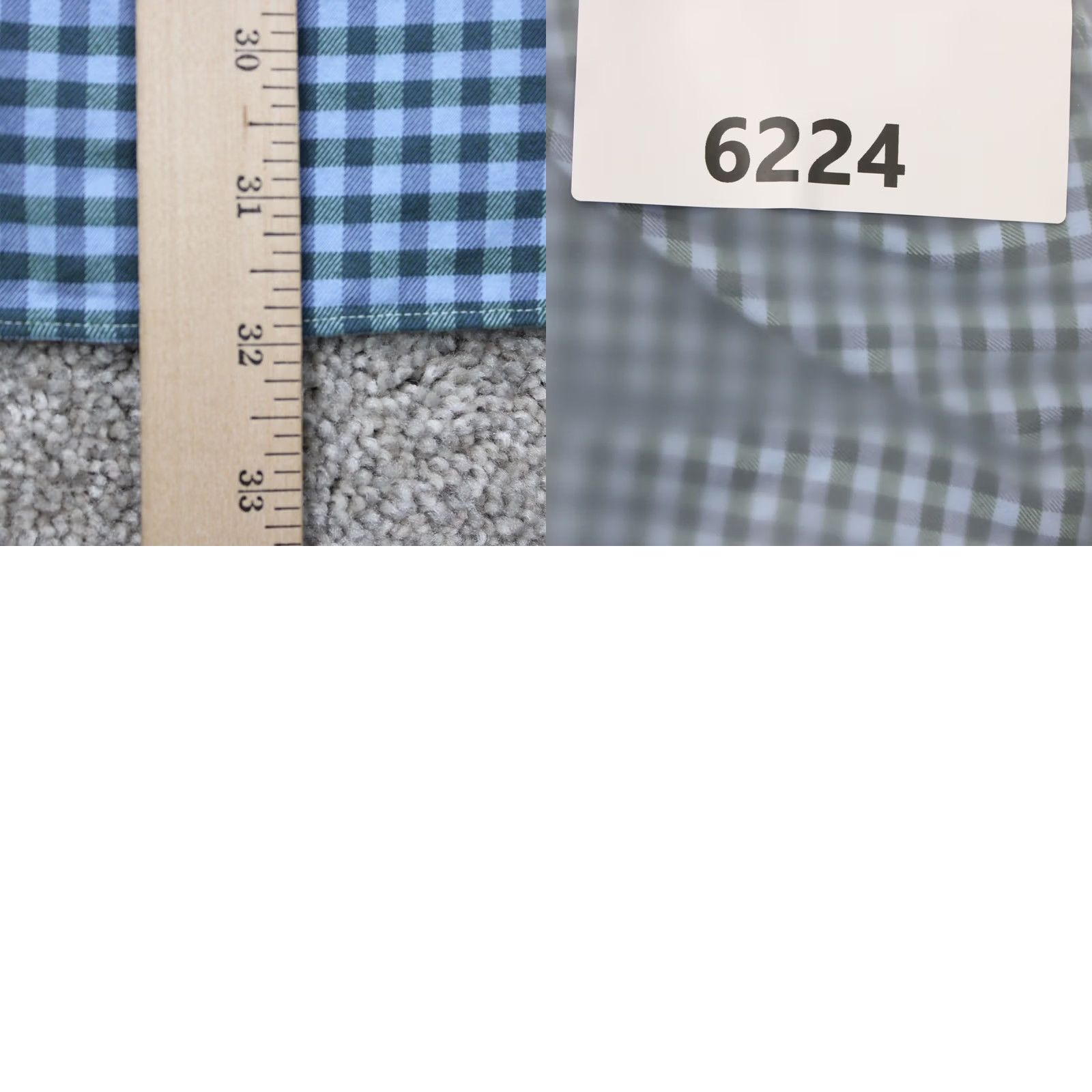 David Donahue David Donahue Shirt Mens 2XL XXL Blue Plaid 100% Cotton Long Sleeve Button Up Size US XXL / EU 58 / 5 - 9 Thumbnail