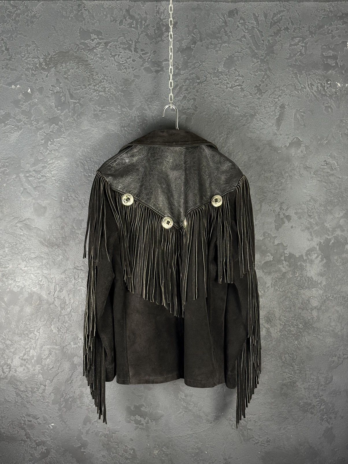 Schott Rare Schott NYC Western Vintage Genuine Suede Leather Jacket Size US L / EU 52-54 / 3 - 10 Thumbnail