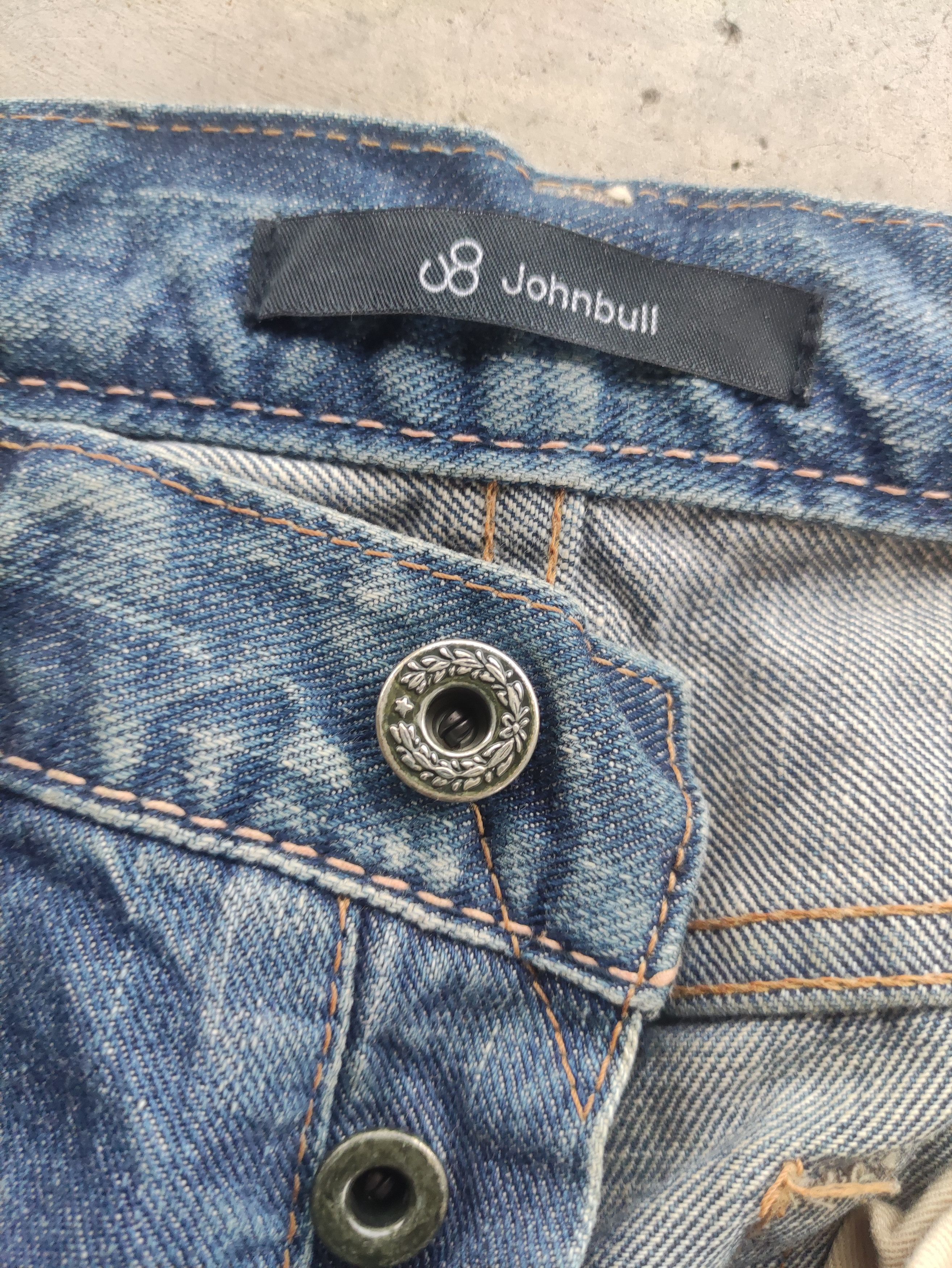 Johnbull Vintage Johnbull Selvedge Jean Distressed Faded Denim Size 32" / US 10 / IT 46 - 5 Thumbnail