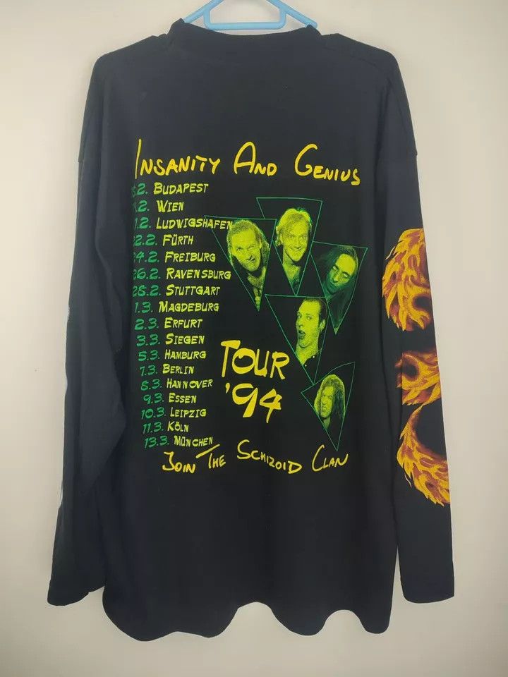 Vintage Rare Vintage Gamma Ray — Insanity and Genius 1994 Tour ROCK Size US XL / EU 56 / 4 - 17 Thumbnail
