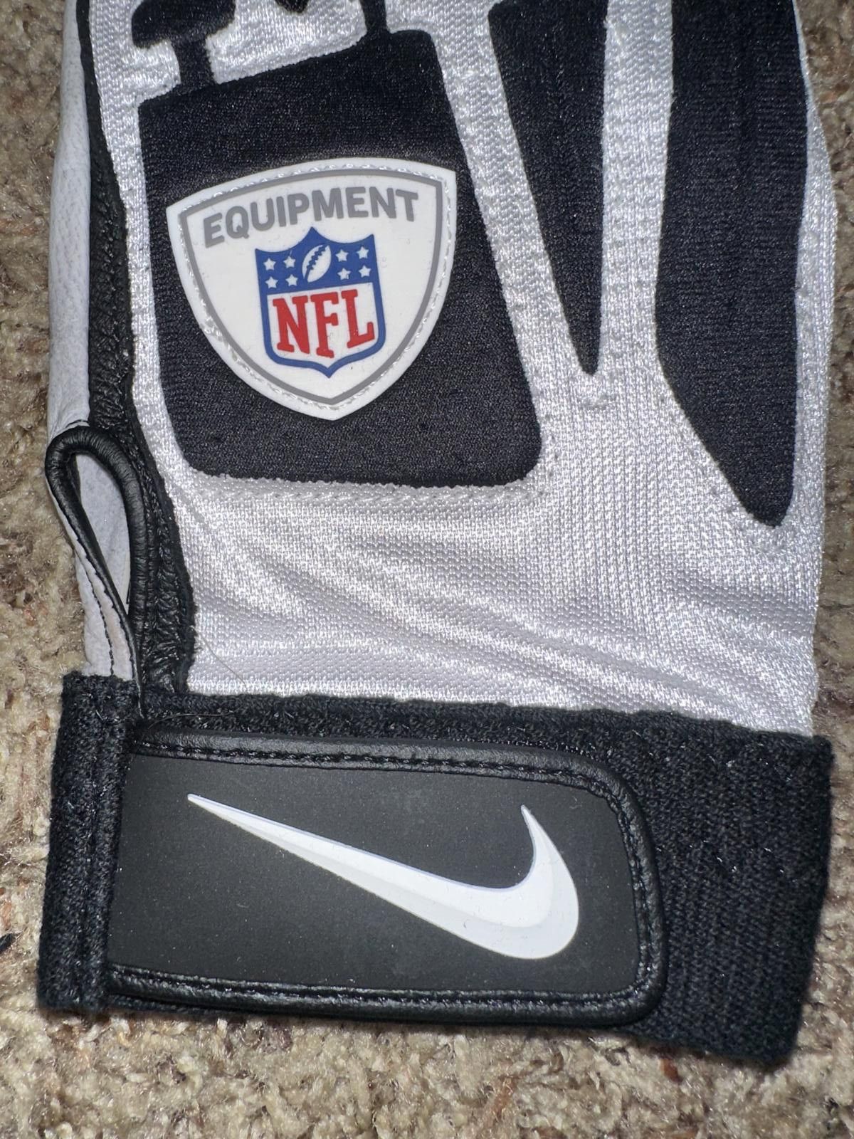Nike Nike D-Tack IV Leather Palms Linemen Adult NFL Football Gloves Size ONE SIZE - 5 Thumbnail