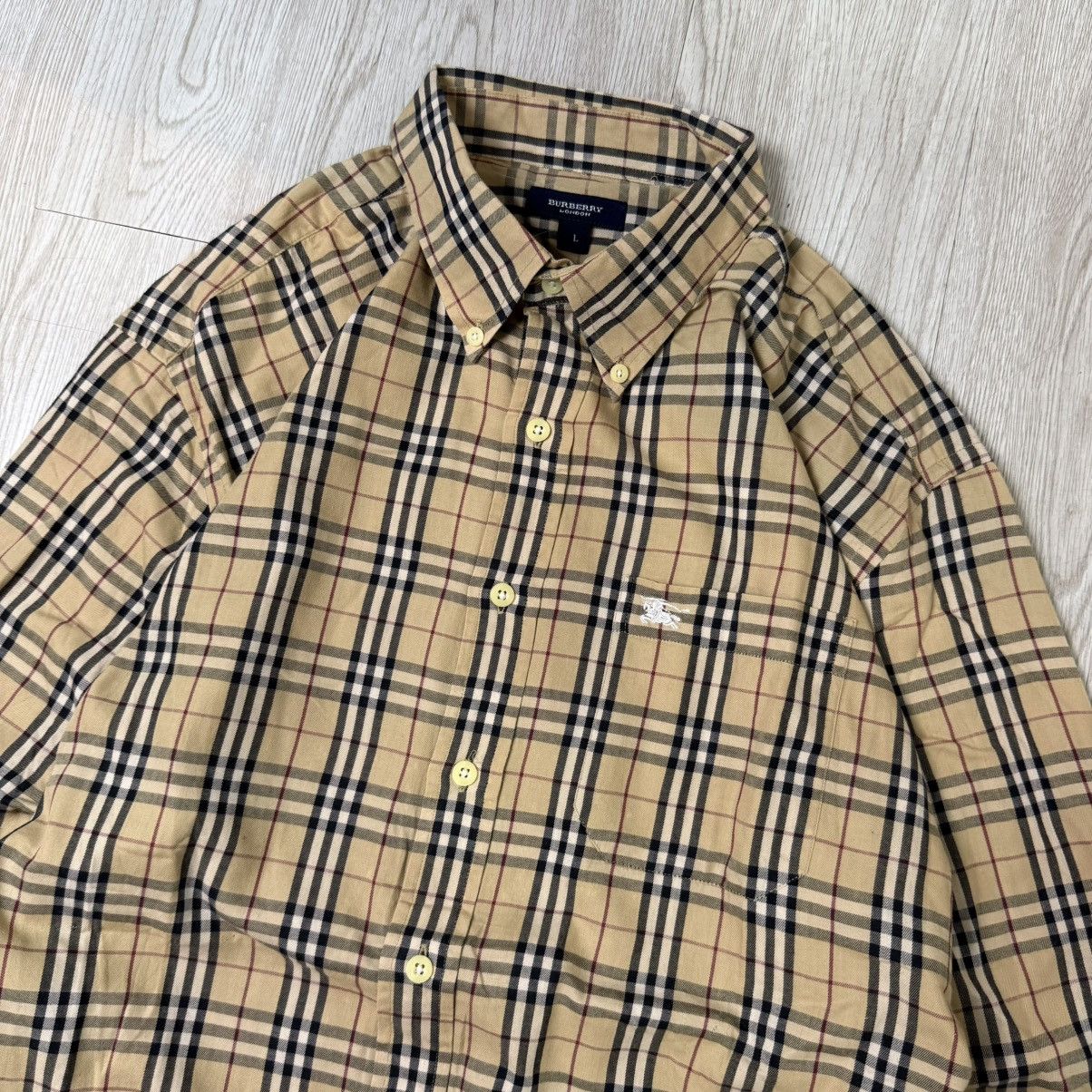 Burberry BURBERRY nova check long button up shirt Size US L / EU 52-54 / 3 - 2 Thumbnail