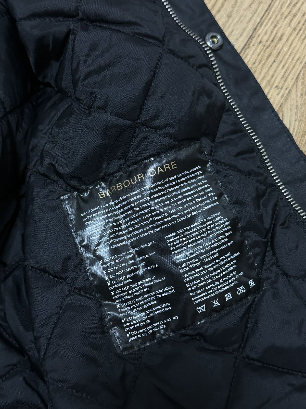 Barbour Barbour Intl Boys Duke Wax Jacket Size XXLARGE Size US S / EU 44-46 / 1 - 7 Thumbnail