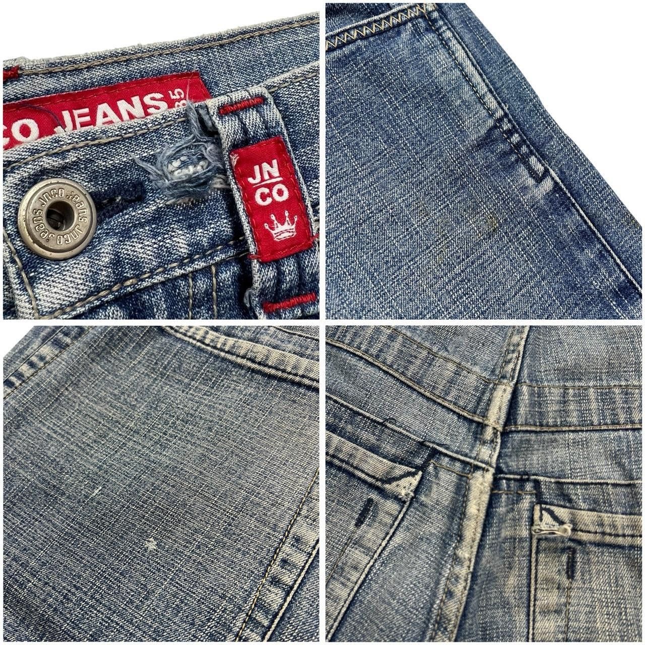JNCO Vintage Jnco Skull Baggy Denim Shorts / Jorts - Waist: 30” Size US 30 / EU 46 - 8 Thumbnail